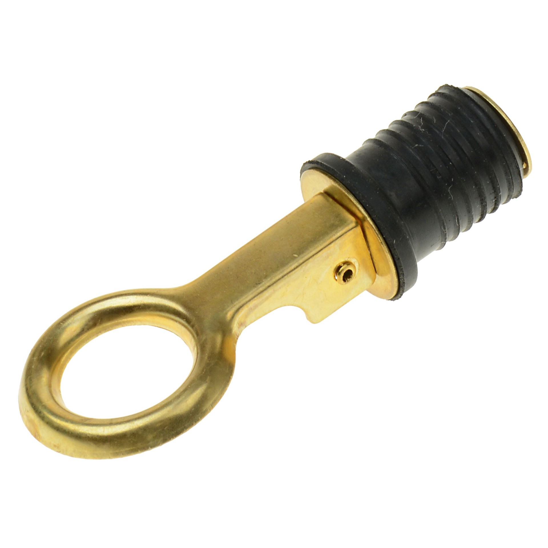 slide 2 of 4, T-H Marine Brass Drain plug, 1 ct