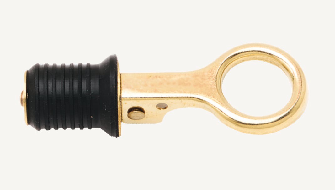 slide 3 of 4, T-H Marine Brass Drain plug, 1 ct