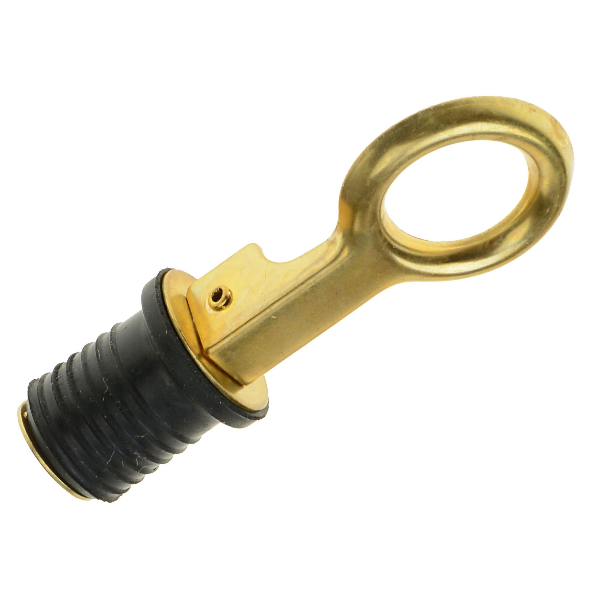 slide 4 of 4, T-H Marine Brass Drain plug, 1 ct