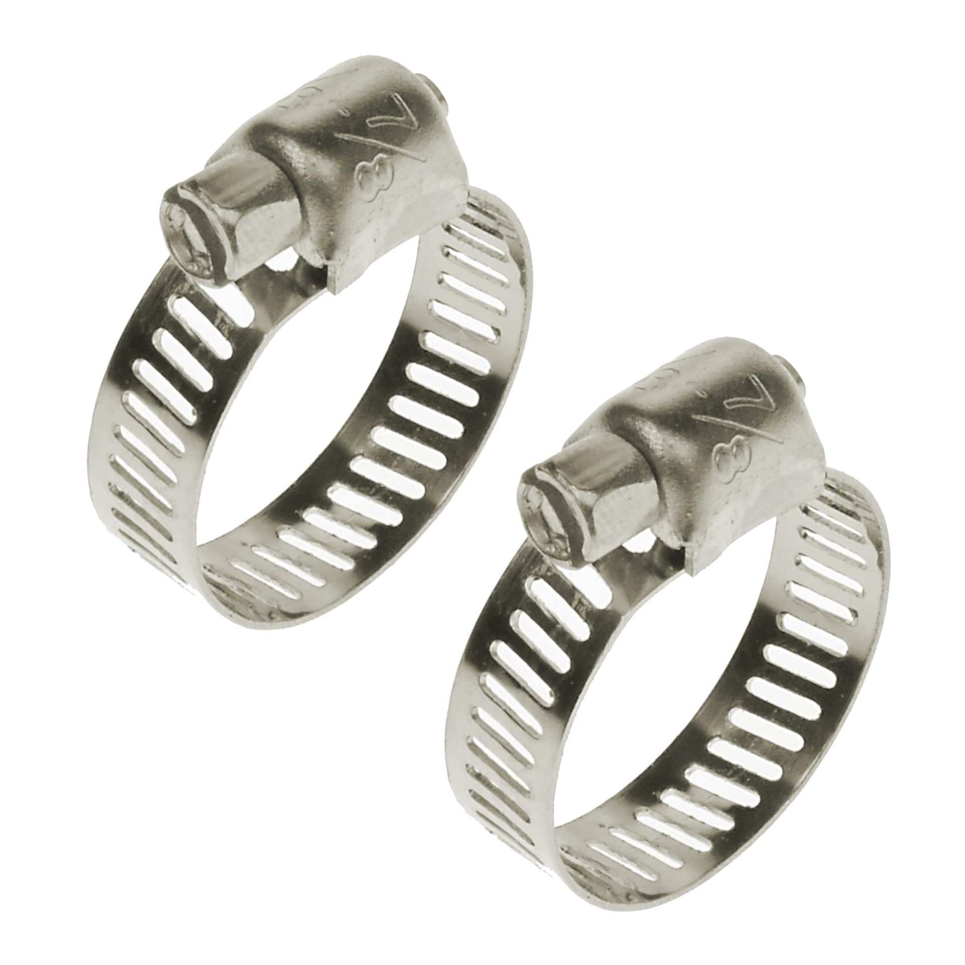 slide 2 of 4, T-H Marine 3/8-in to 7/8-in dia Stainless steel Adjustable clamp, 1 ct