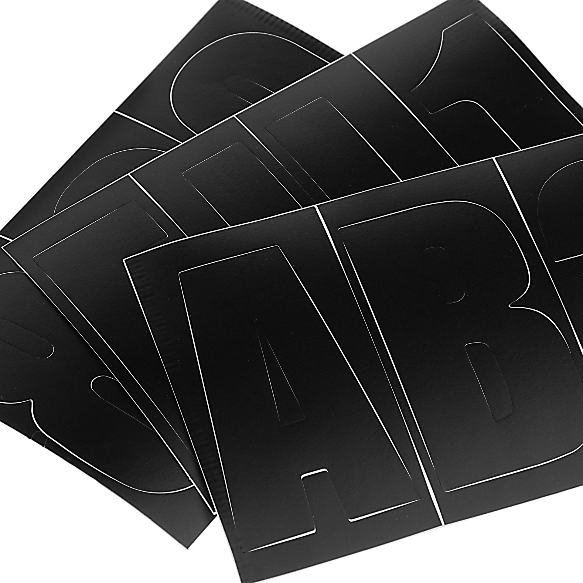 slide 2 of 5, T-H Marine Numbers - Letters 3-in Black Number pack Letter and Number Pack, 1 ct