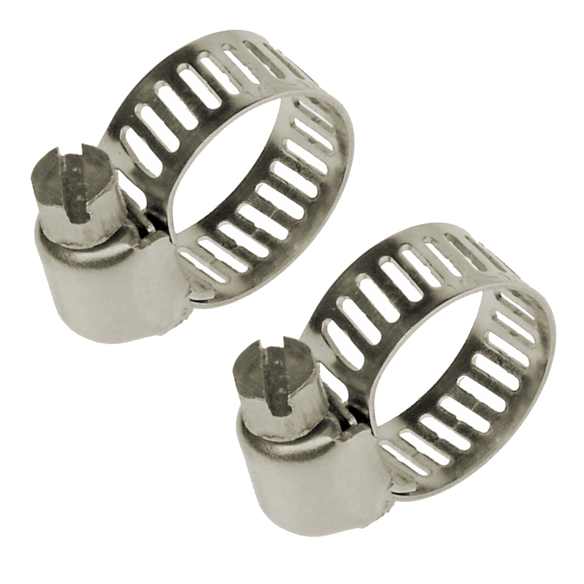 slide 2 of 4, T-H Marine 1/4-in to 5/8-in dia Stainless steel Adjustable clamp, 1 ct