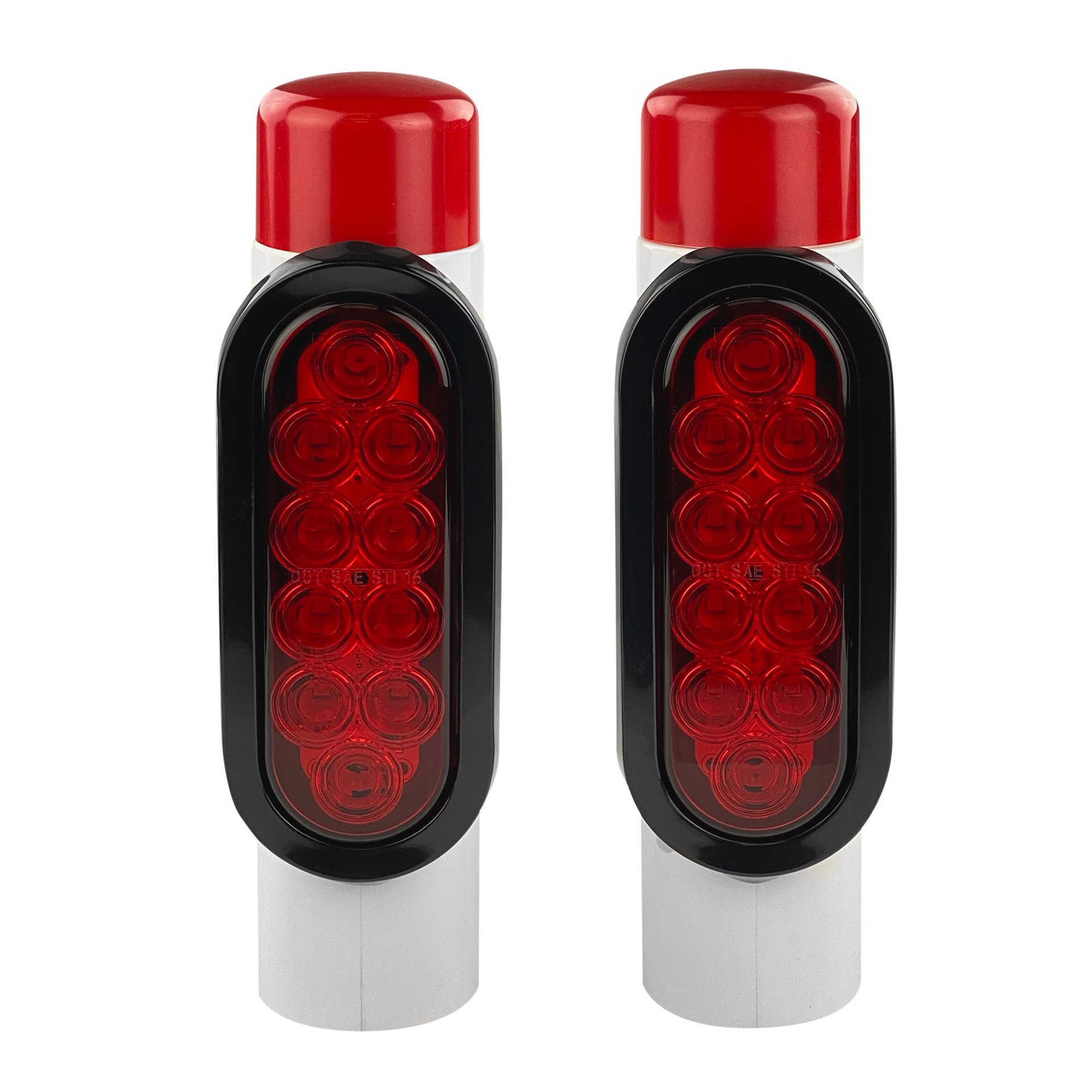 slide 2 of 4, T-H Marine LED Trailer Guide-on Post Light Kit, 1 ct