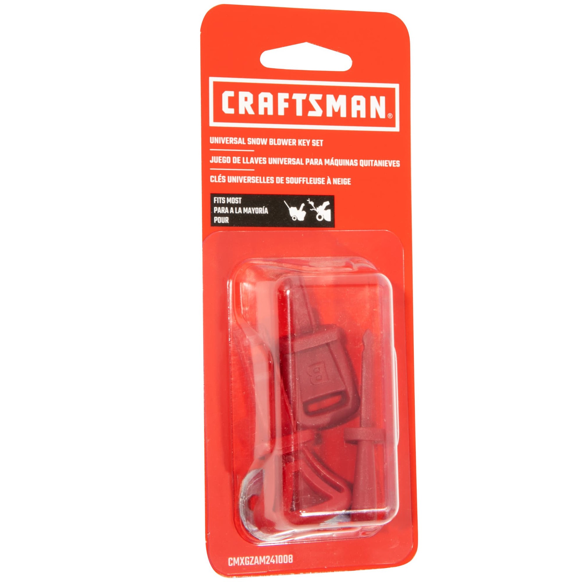 slide 3 of 5, CRAFTSMAN Universal key set for Single-stage 2-stage 3-stage snow thrower, 1 ct