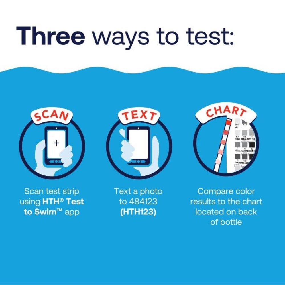 slide 4 of 6, HTH 30 -Pack Pool Test Strips, 1 ct