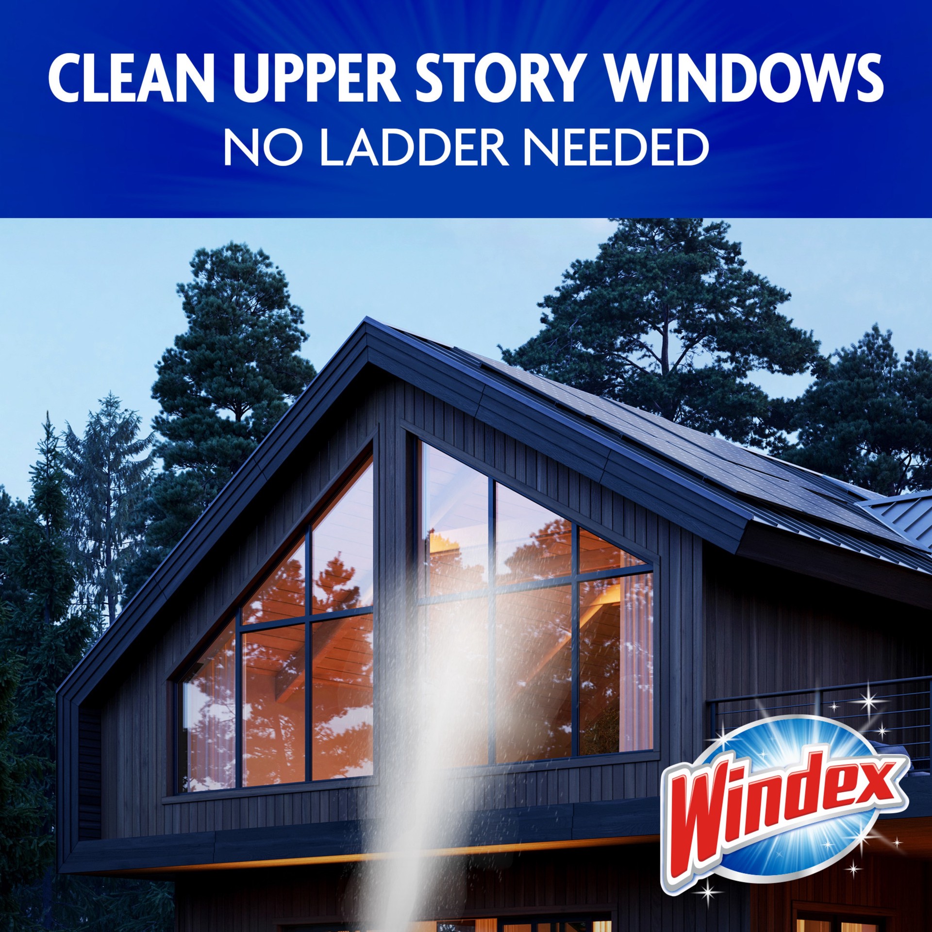 slide 6 of 6, Windex Outdoor 32 -fl oz Pump spray Glass Cleaner, 1 ct
