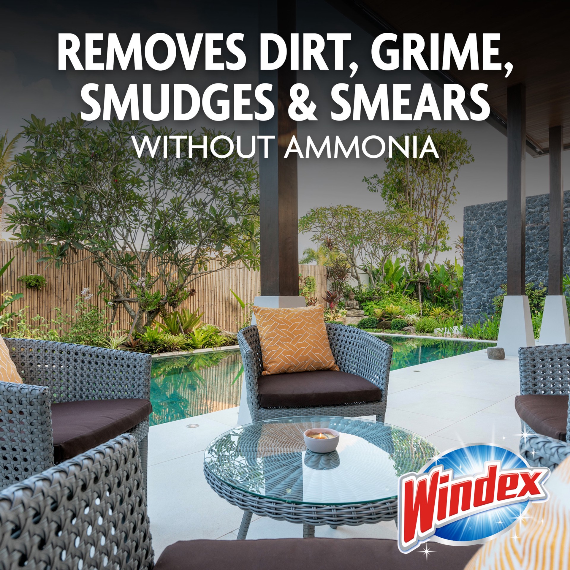 slide 5 of 6, Windex Outdoor 32 -fl oz Pump spray Glass Cleaner, 1 ct