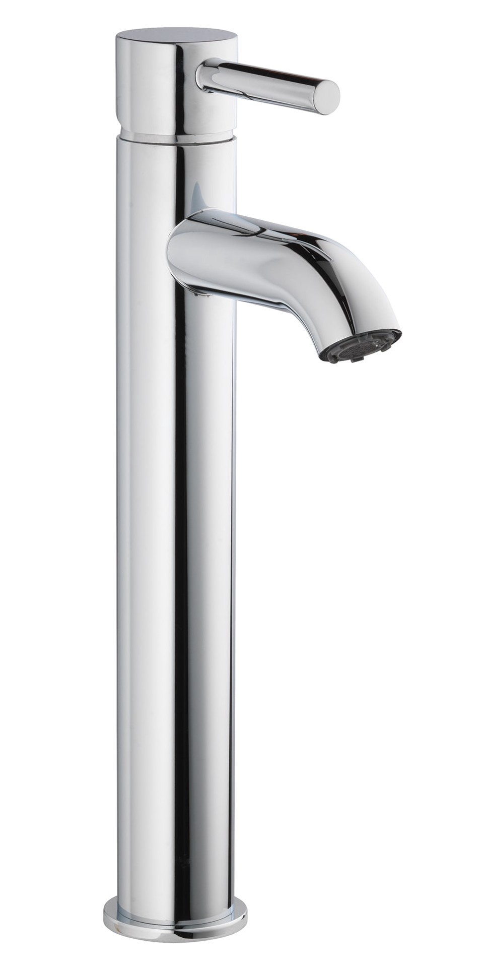 slide 3 of 6, allen + roth Harlow Polished Chrome Vessel 1-handle WaterSense Low-arc Residential Handle Bathroom Sink Faucet with Drain, 1 ct