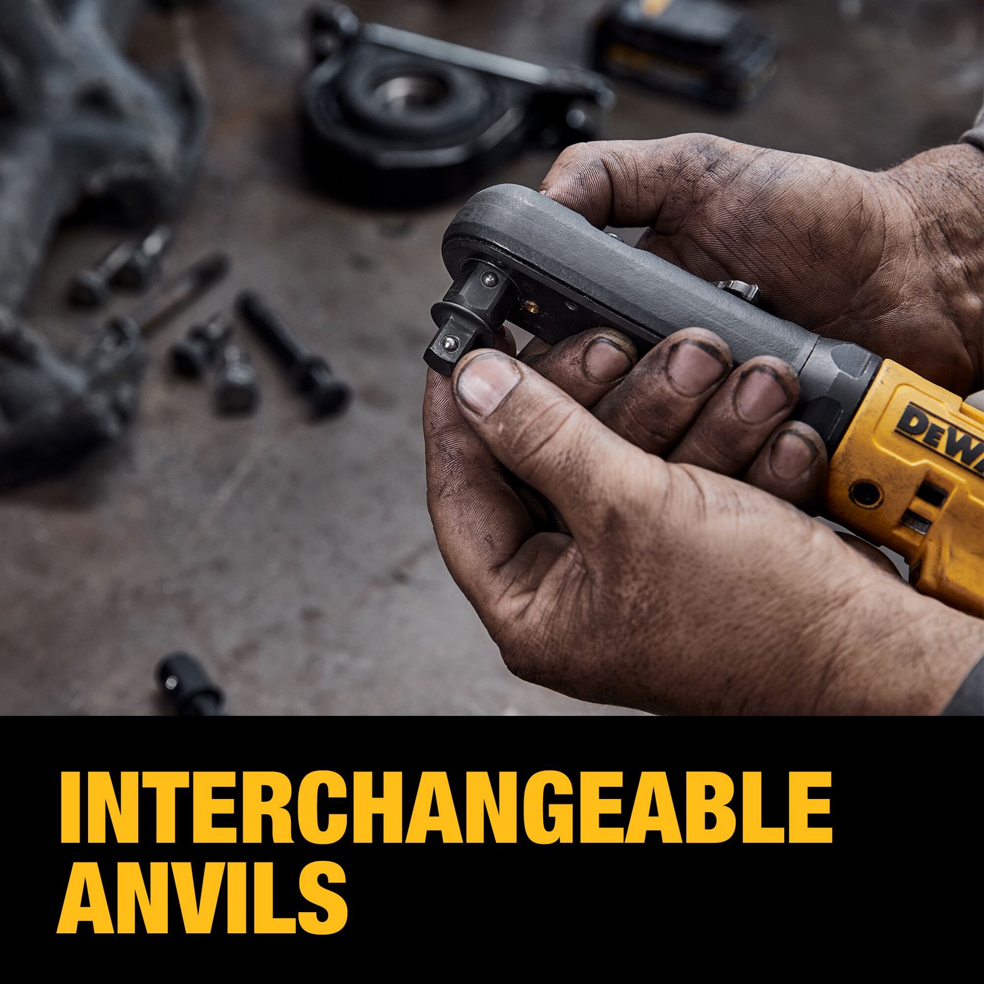 slide 4 of 6, DEWALT XR 20-volt Max Variable Speed Brushless 3/8-in1/2-in Drive Cordless Ratchet Wrench (Battery Not Included and Charger Not Included), 1 ct