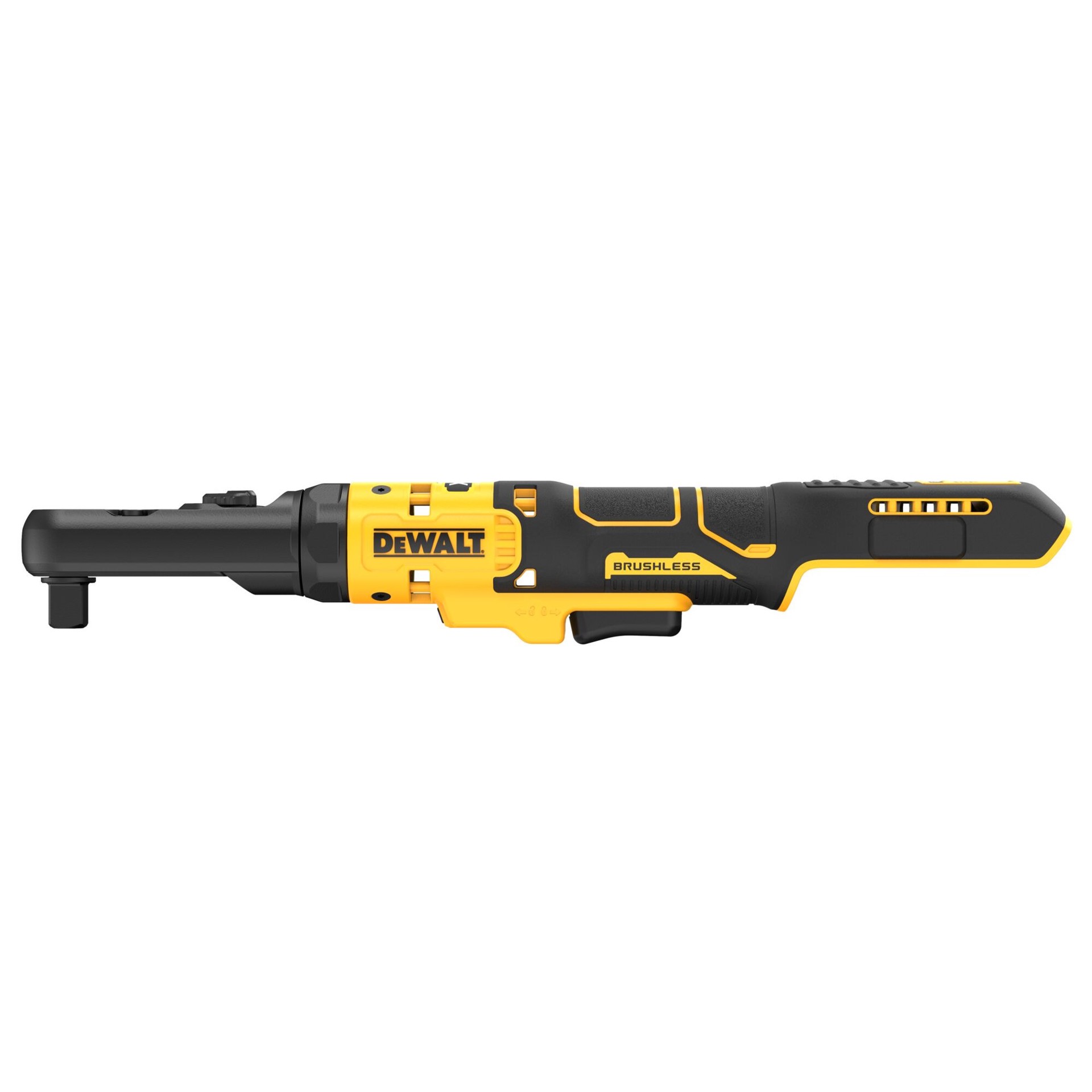 slide 1 of 6, DEWALT XR 20-volt Max Variable Speed Brushless 3/8-in1/2-in Drive Cordless Ratchet Wrench (Battery Not Included and Charger Not Included), 1 ct