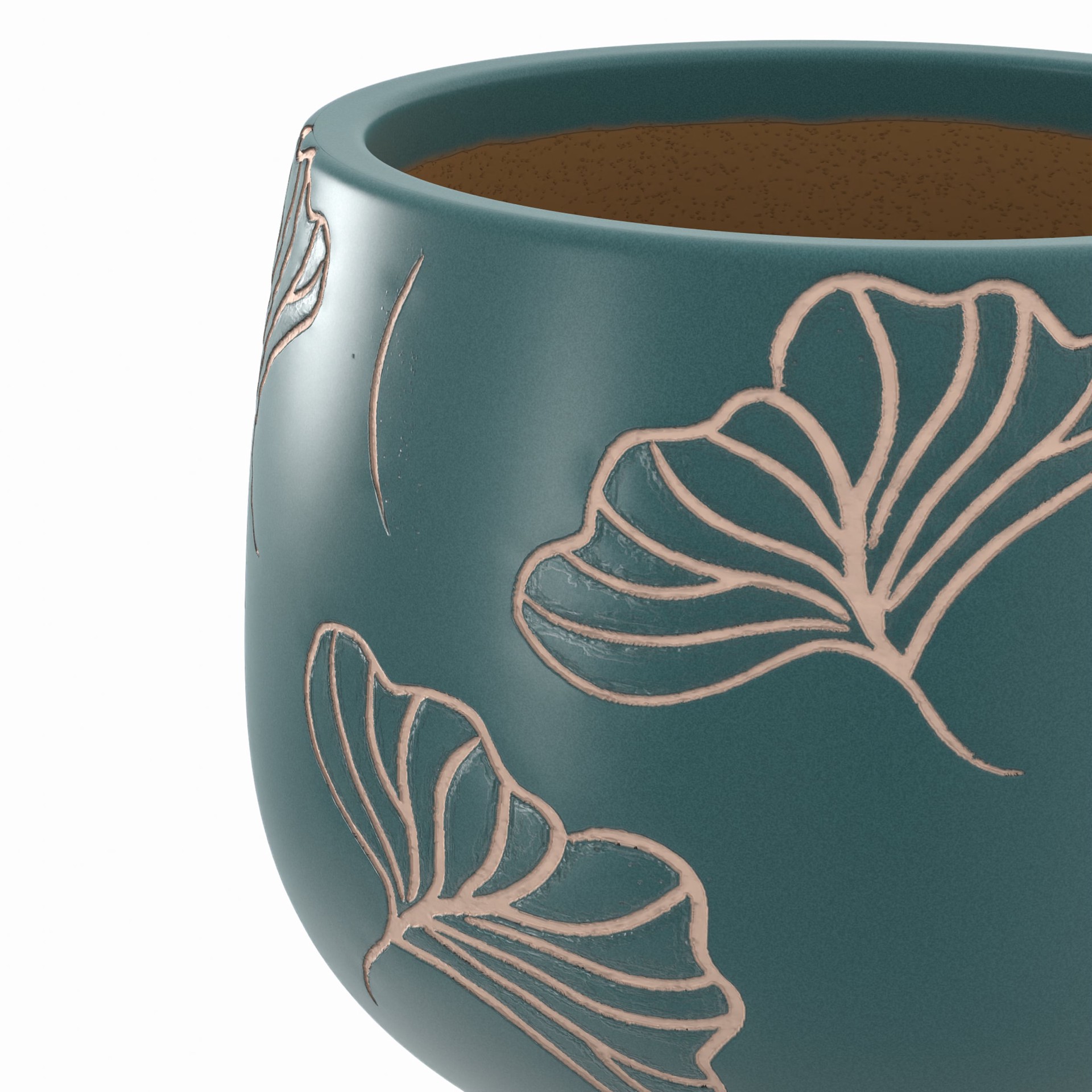 slide 2 of 6, Origin 21 Round 10.03-in W x 10.03-in L Multiple colors/finishes Ceramic Indoor Planter, 1 ct