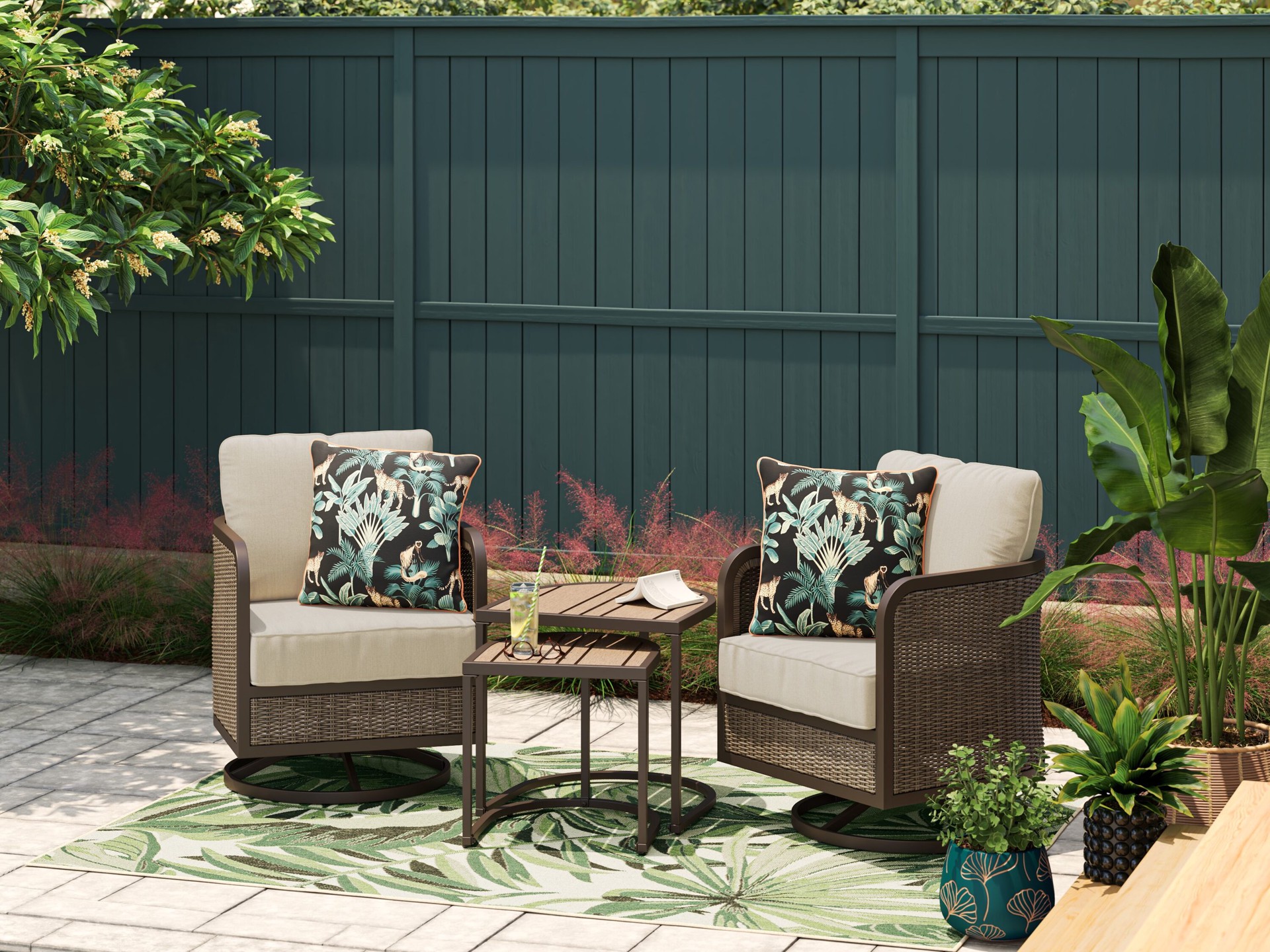 slide 5 of 6, Origin 21 Round 10.03-in W x 10.03-in L Multiple colors/finishes Ceramic Indoor Planter, 1 ct