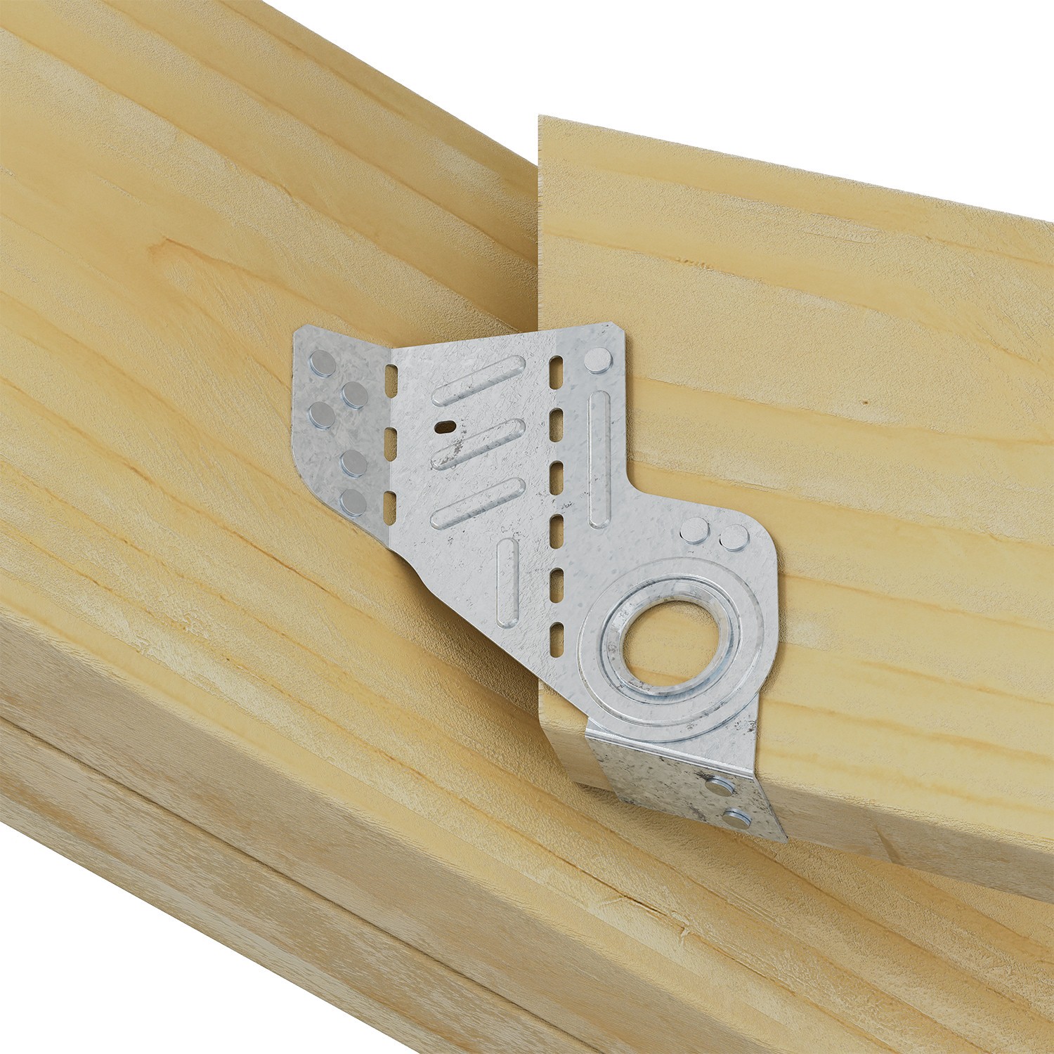 Simpson Strong-Tie 2-in x 6-in Single 18 -Gauge ZMAX Rafter hanger 1 ct ...