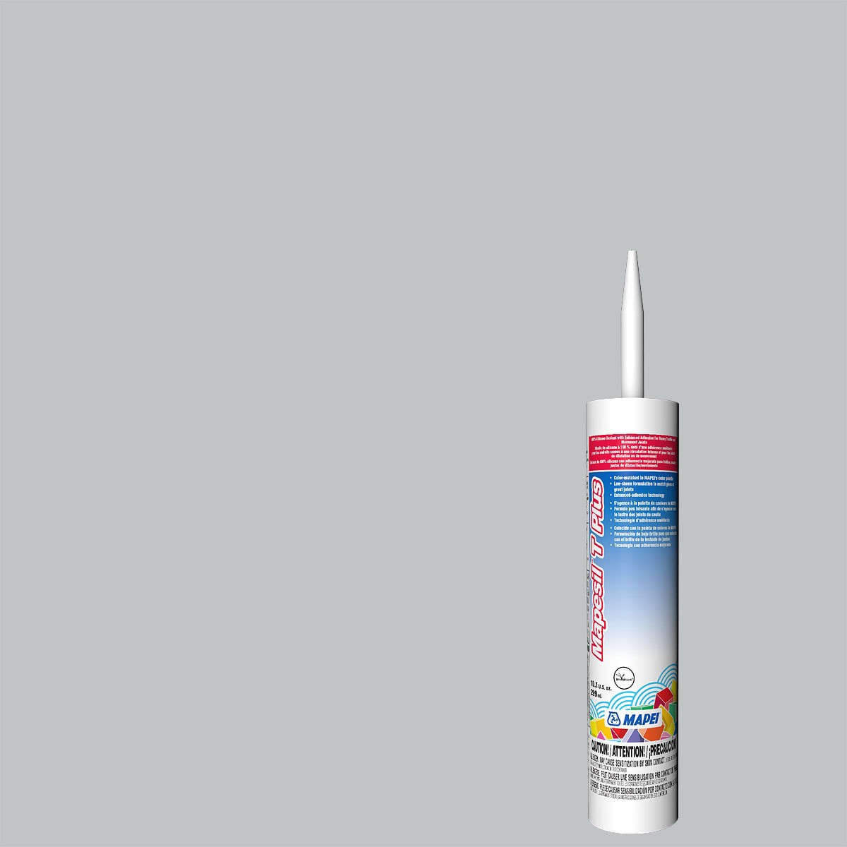 slide 1 of 1, MAPEI Mapesil T Plus 10.1-oz Rain #5101 Silicone Caulk, 1 ct