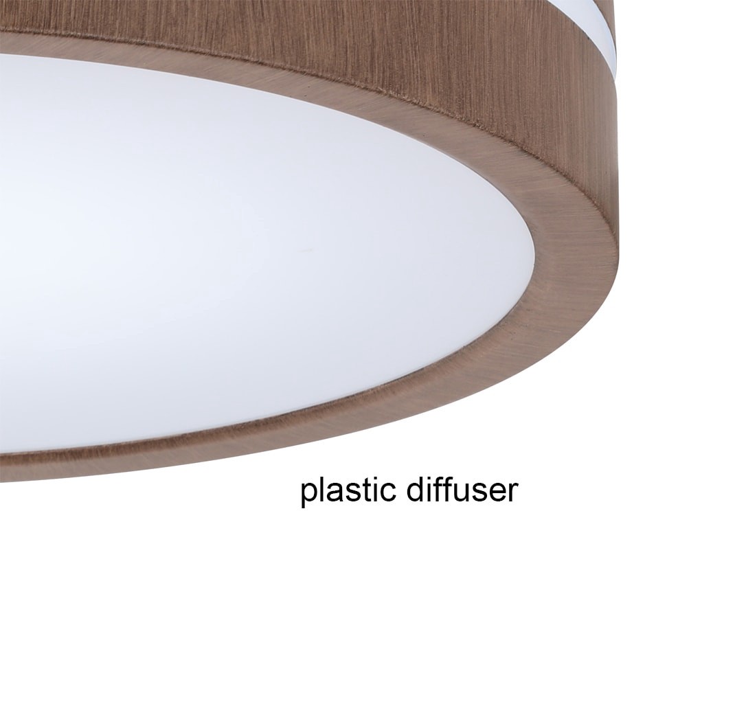 slide 6 of 6, Origin 21 Dunst 13-in Antique Bronze Integrated LED Flush Mount Light, 1 ct