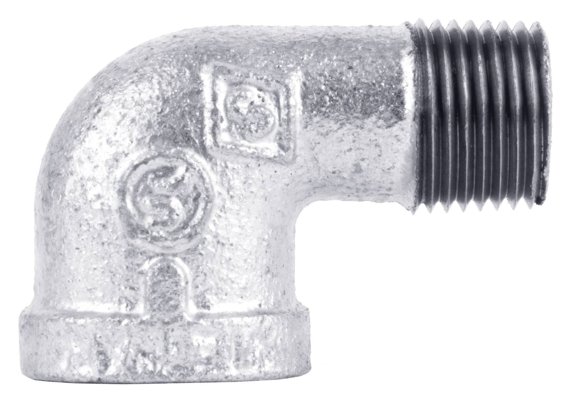 slide 6 of 6, RELIABILT 1/2-in x 1/2-in 90-Degree Galvanized Street Elbow, 1 ct