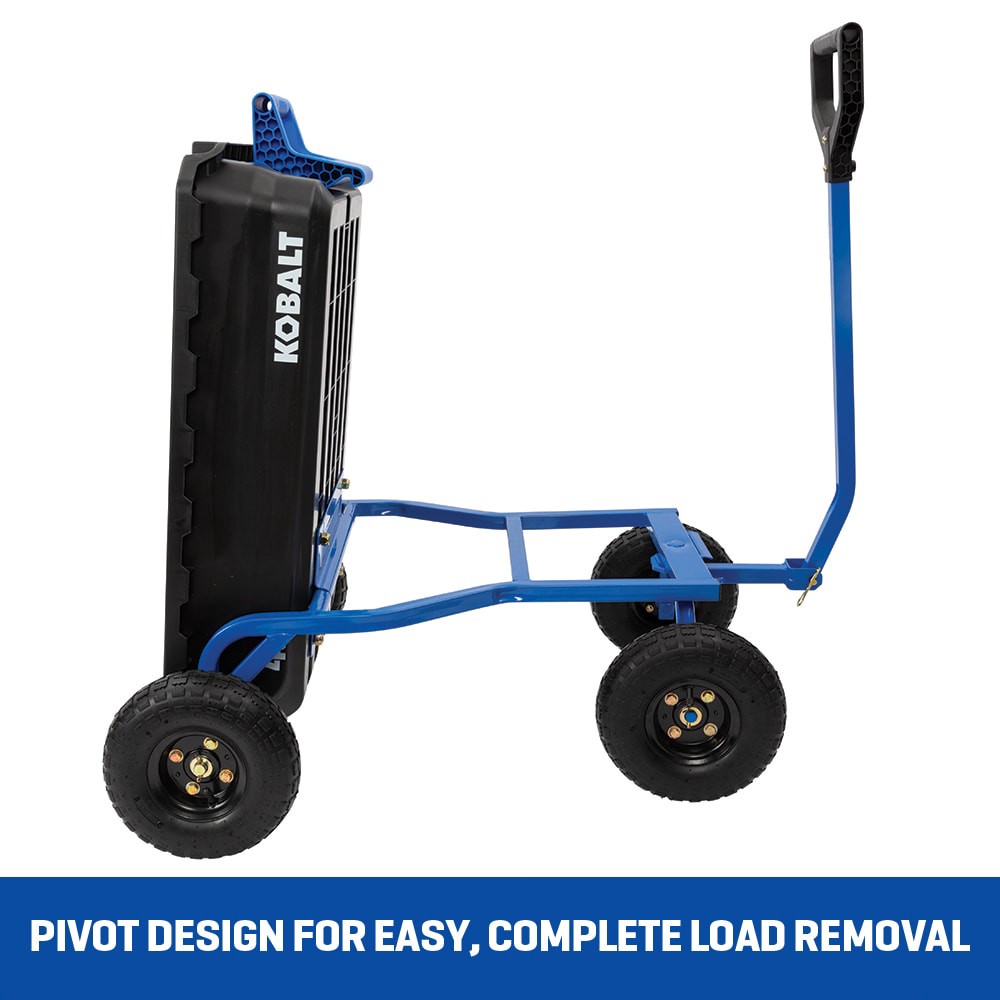 slide 5 of 6, Kobalt 4.0-cu ft Poly Yard Cart, 1 ct