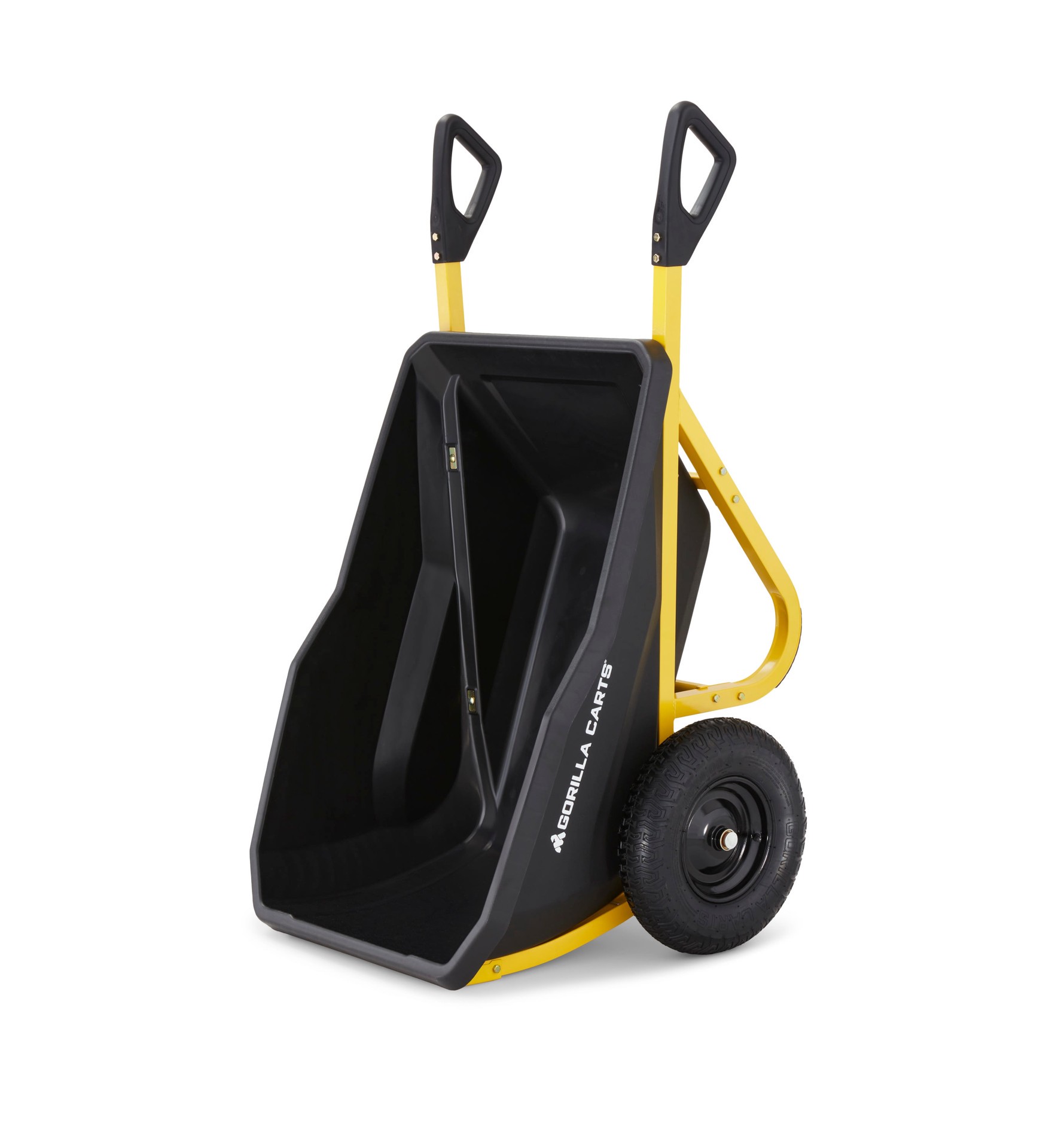 slide 2 of 5, Gorilla Carts Evolution Cart 10-cu ft Poly Yard Cart, 1 ct