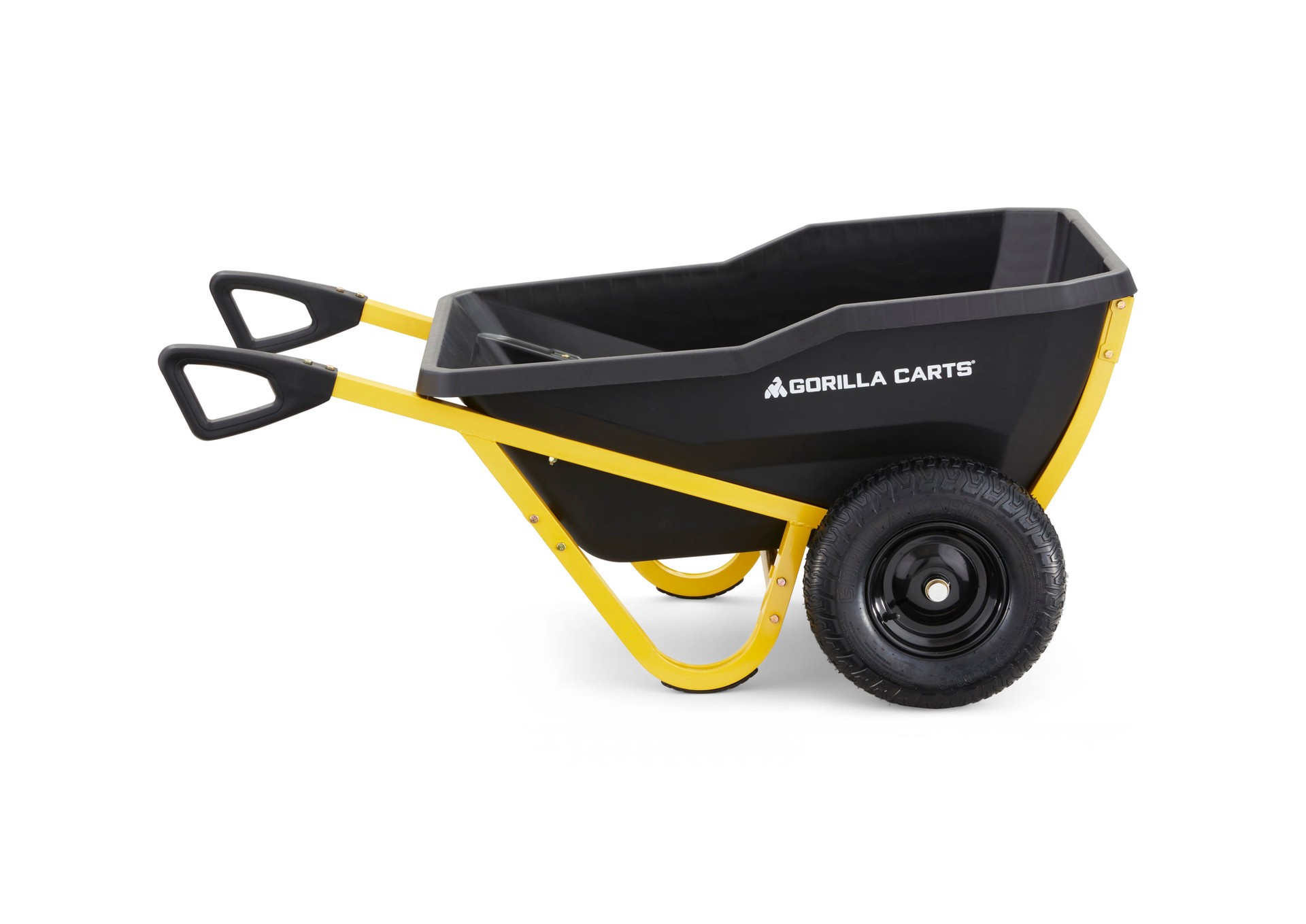 slide 4 of 5, Gorilla Carts Evolution Cart 10-cu ft Poly Yard Cart, 1 ct