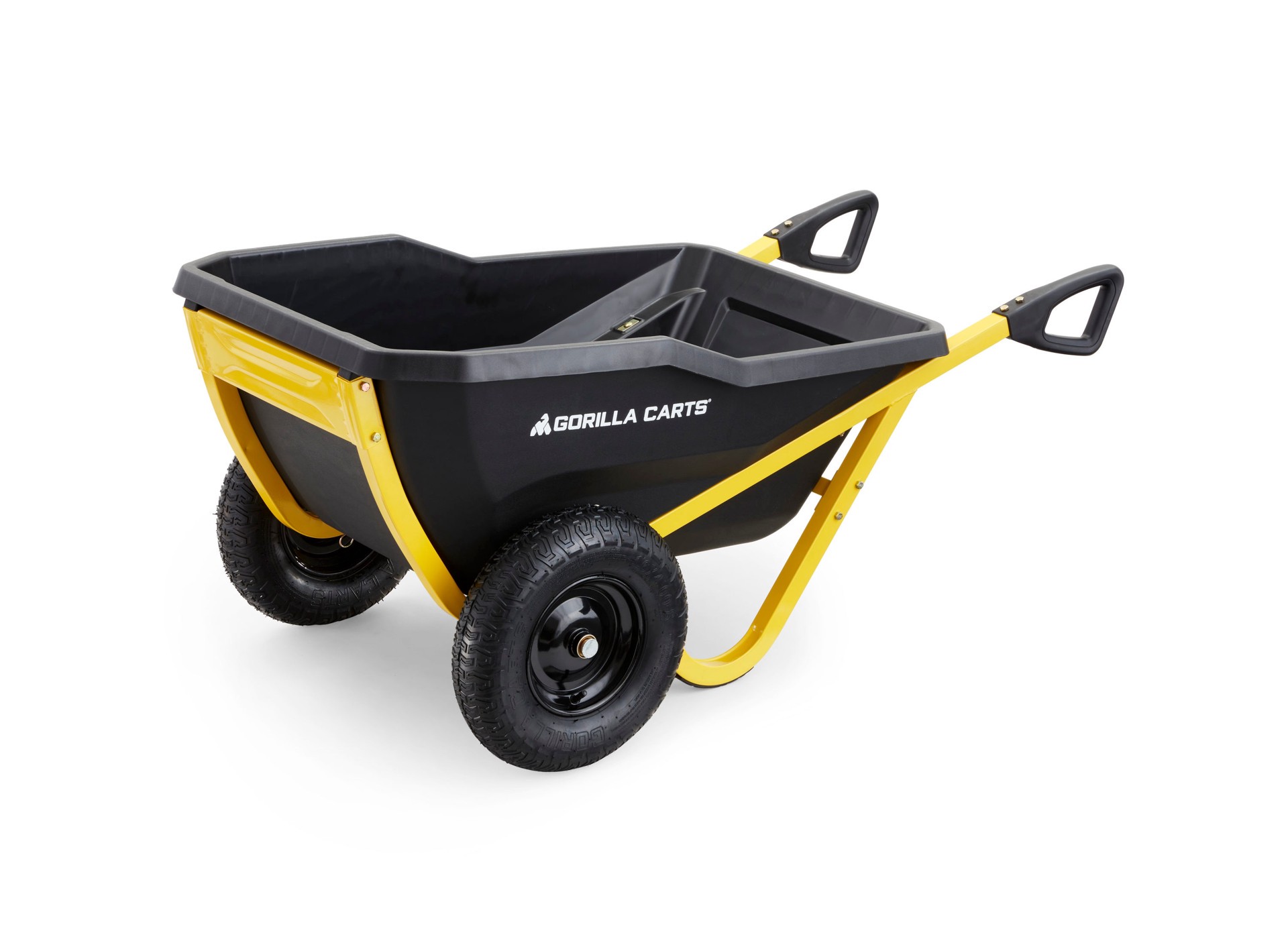 slide 1 of 5, Gorilla Carts Evolution Cart 10-cu ft Poly Yard Cart, 1 ct