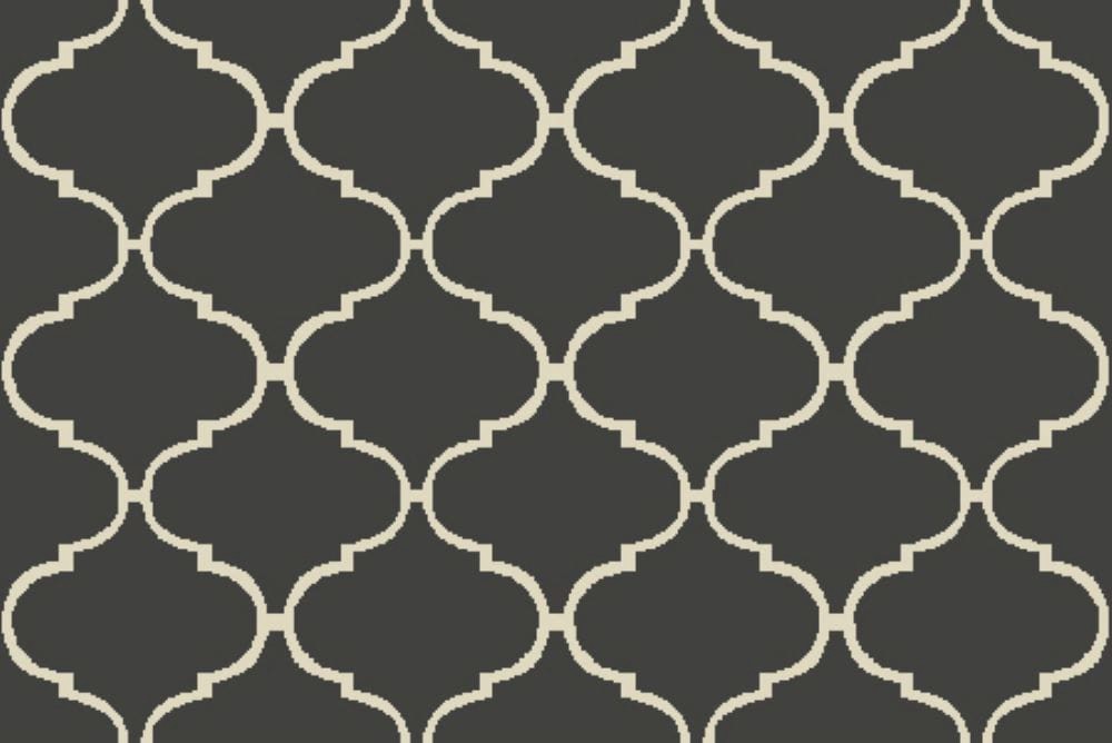 slide 4 of 6, Style Selections 2 x 4 (ft) Tufted Polyester Gray Rectangular Indoor Trellis Global Machine washable Throw rug, 1 ct