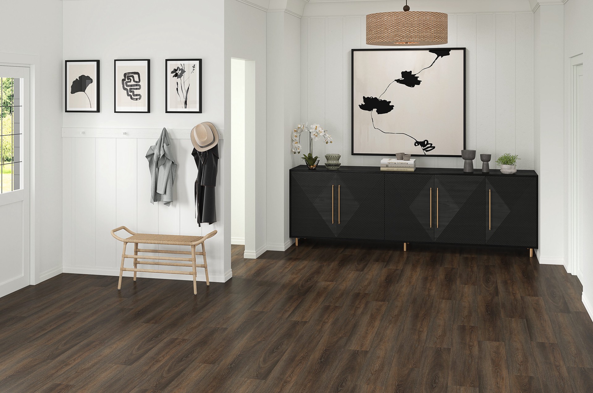 slide 3 of 6, STAINMASTER Summit Oak 12-mil x 7-in W x 48-in L Waterproof Luxury Vinyl Plank Flooring ( 18.78-sq ft Carton ), 1 ct