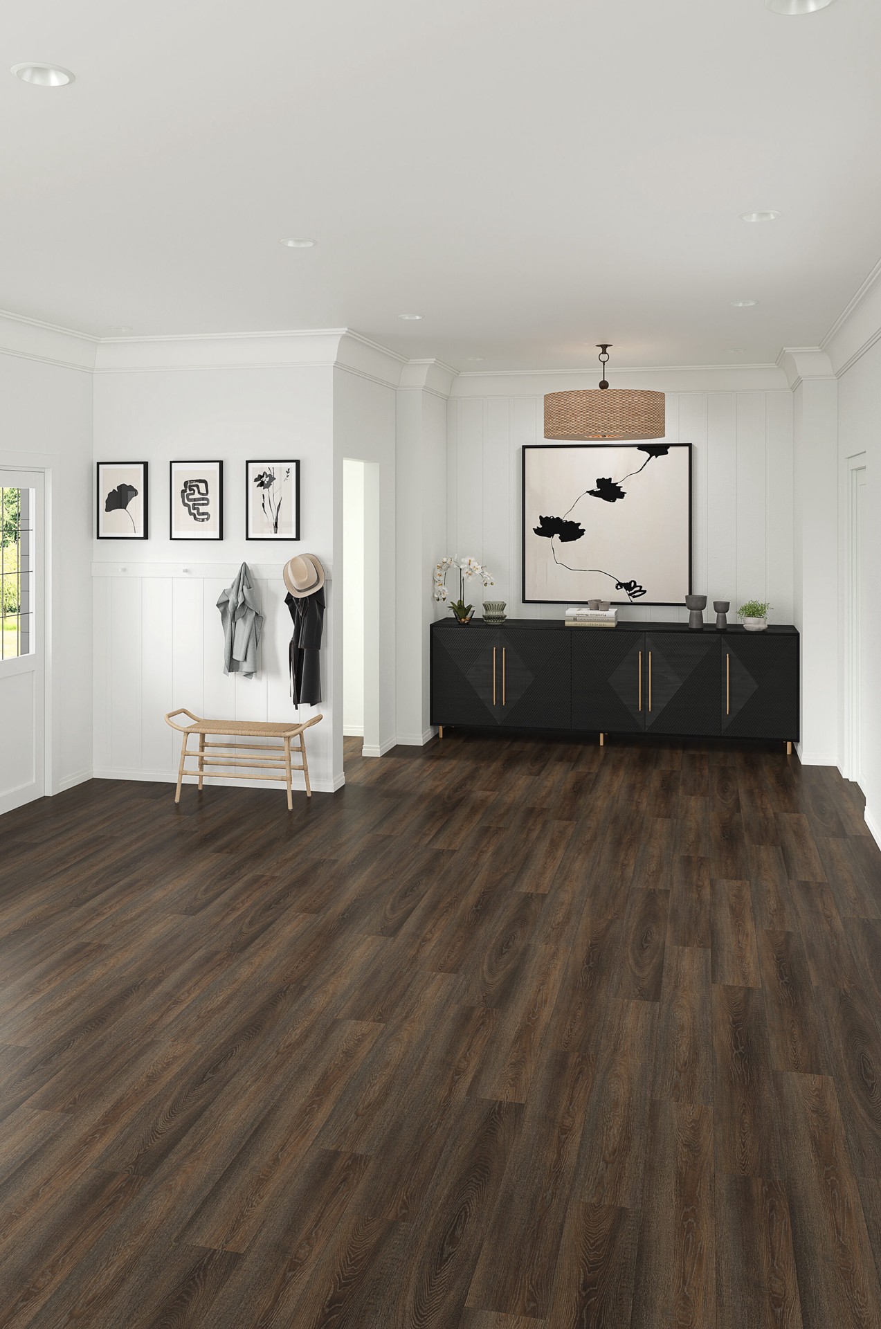 slide 5 of 6, STAINMASTER Summit Oak 12-mil x 7-in W x 48-in L Waterproof Luxury Vinyl Plank Flooring ( 18.78-sq ft Carton ), 1 ct