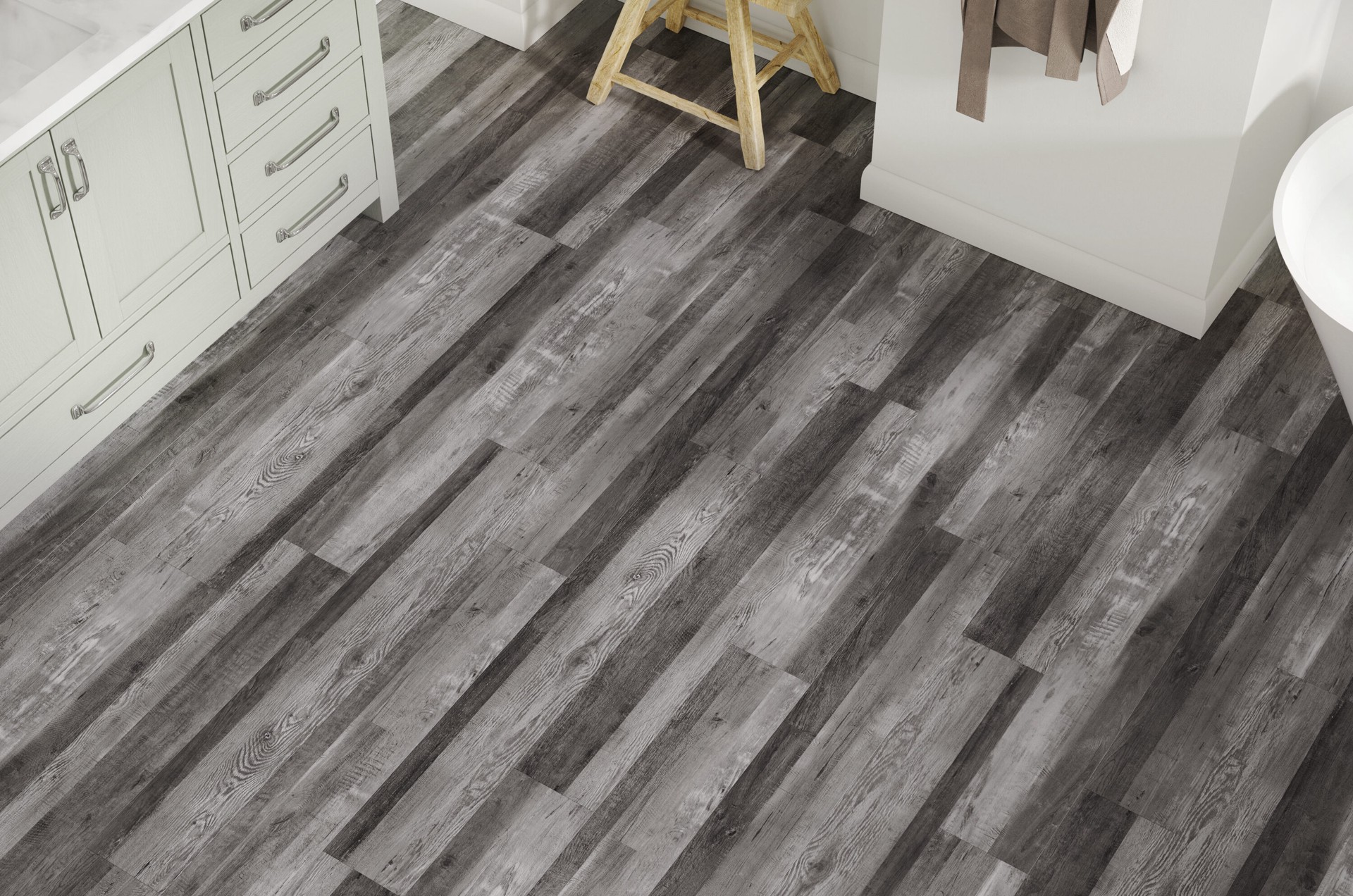 slide 6 of 6, STAINMASTER Carbon 12-mil x 7-in W x 48-in L Waterproof Luxury Vinyl Plank Flooring ( 18.78-sq ft Carton ), 1 ct