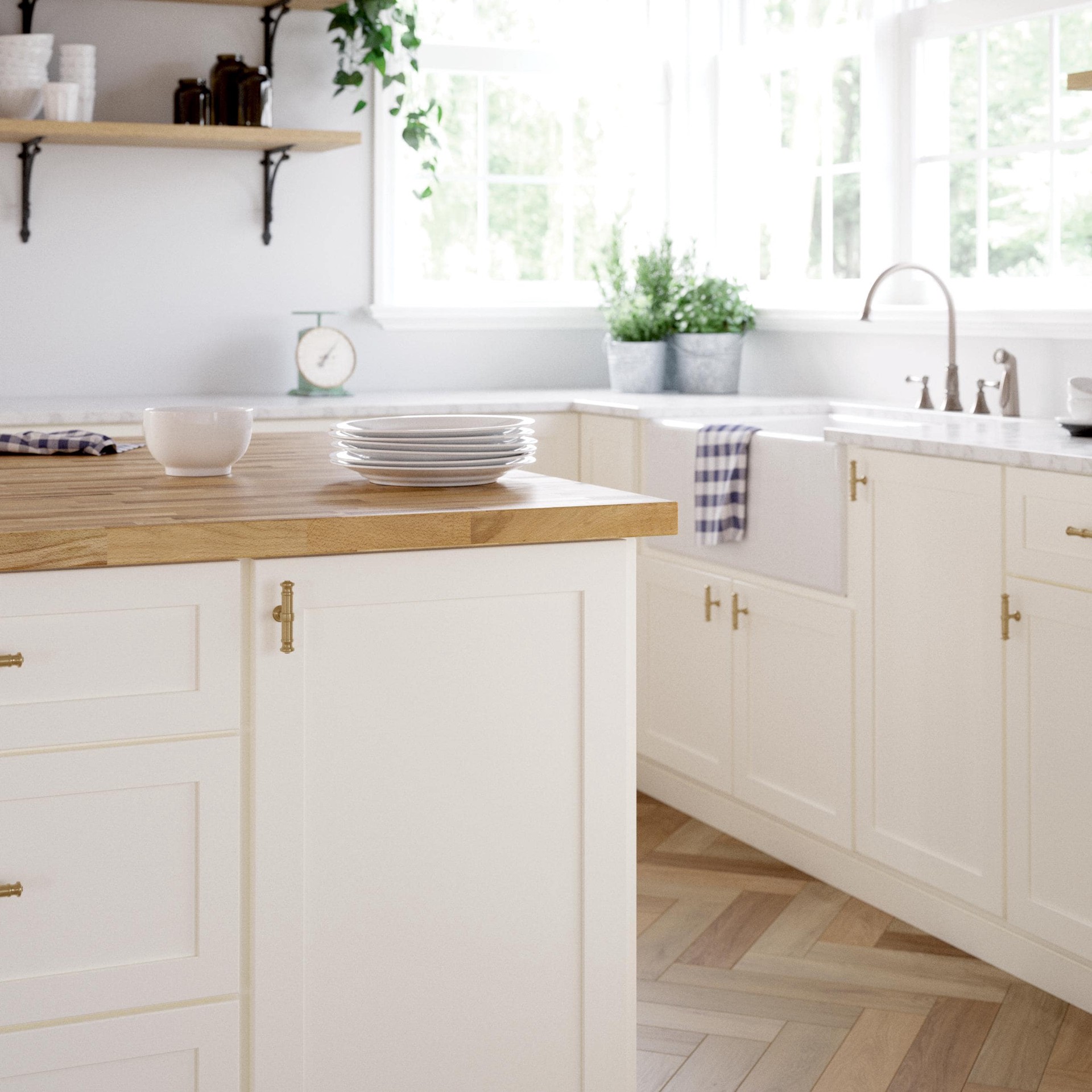 slide 6 of 6, allen + roth Bryn 3-in Champagne Bronze Round Contemporary Cabinet Knob, 1 ct