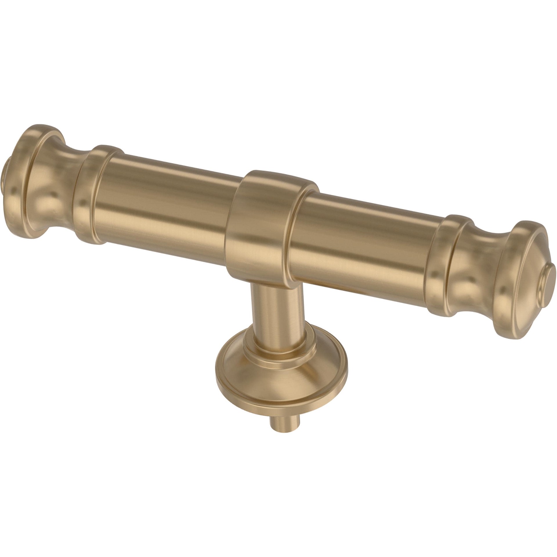 slide 1 of 6, allen + roth Bryn 3-in Champagne Bronze Round Contemporary Cabinet Knob, 1 ct