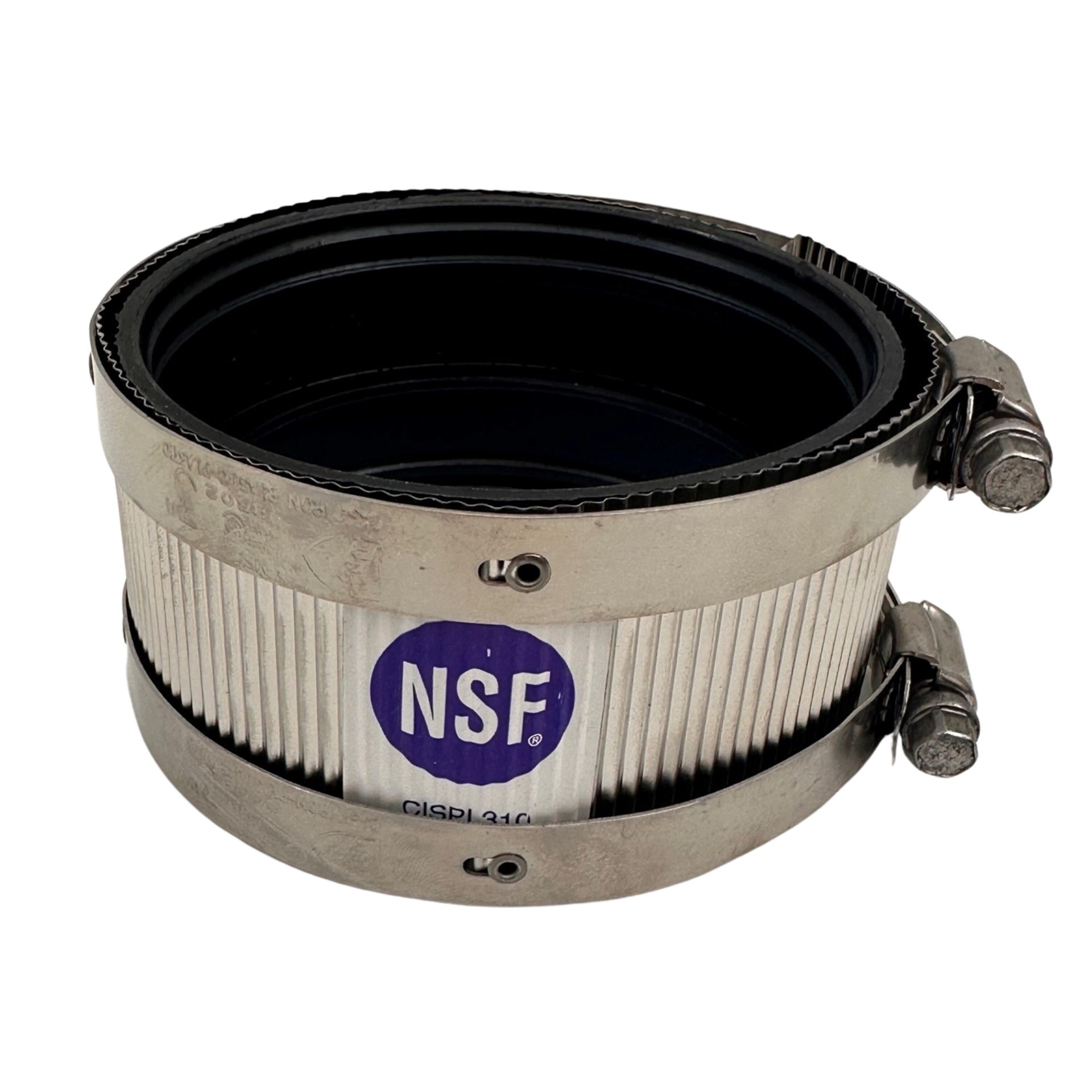 slide 1 of 5, IDEAL-TRIDON 3-in. PVC No Hub Coupling for Cast Iron DWV Pipe - NSF Certified, IAPMO & CSA Listed, 1 ct