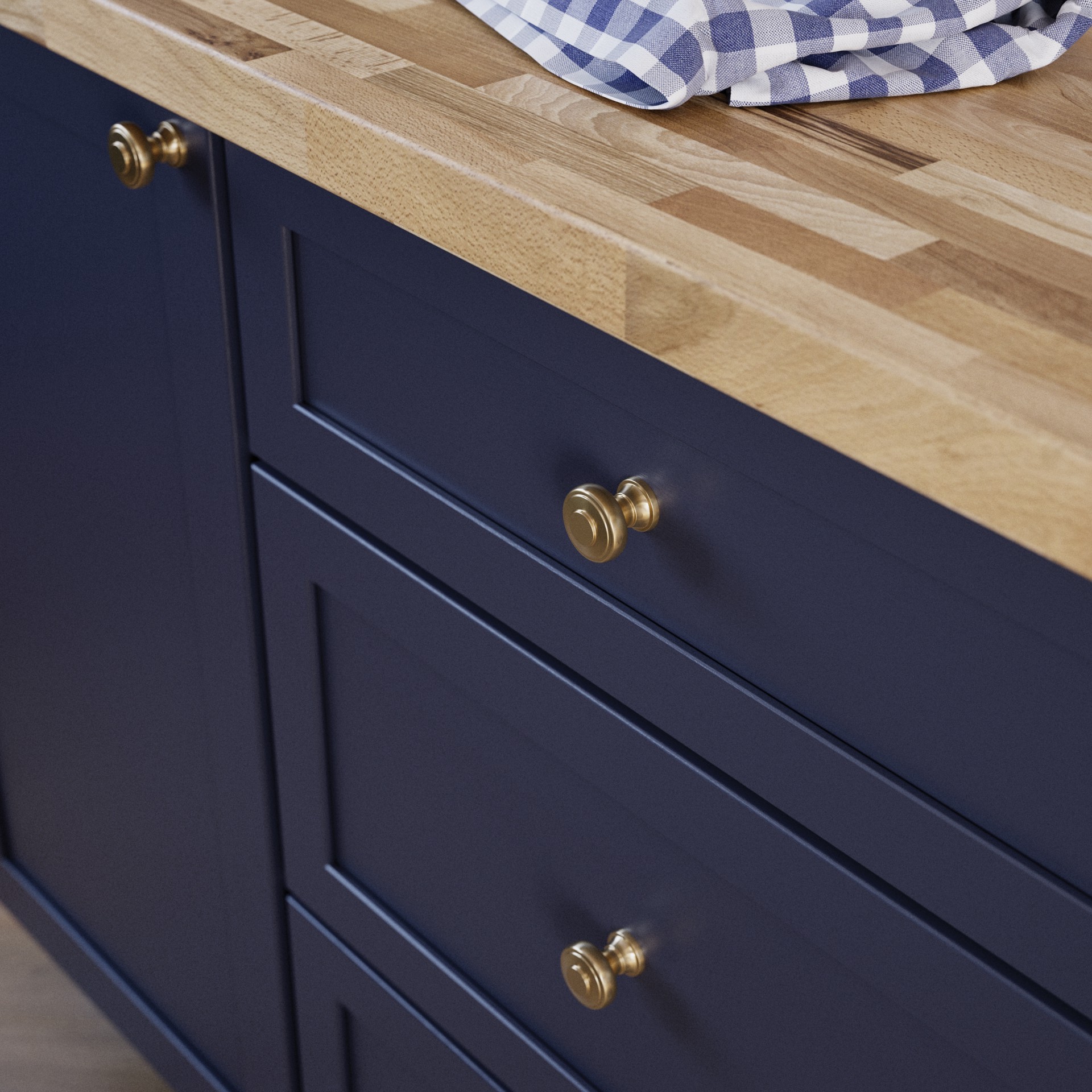 slide 2 of 6, allen + roth Bryn 1-3/16-in Champagne Bronze Round Contemporary Cabinet Knob, 1 ct