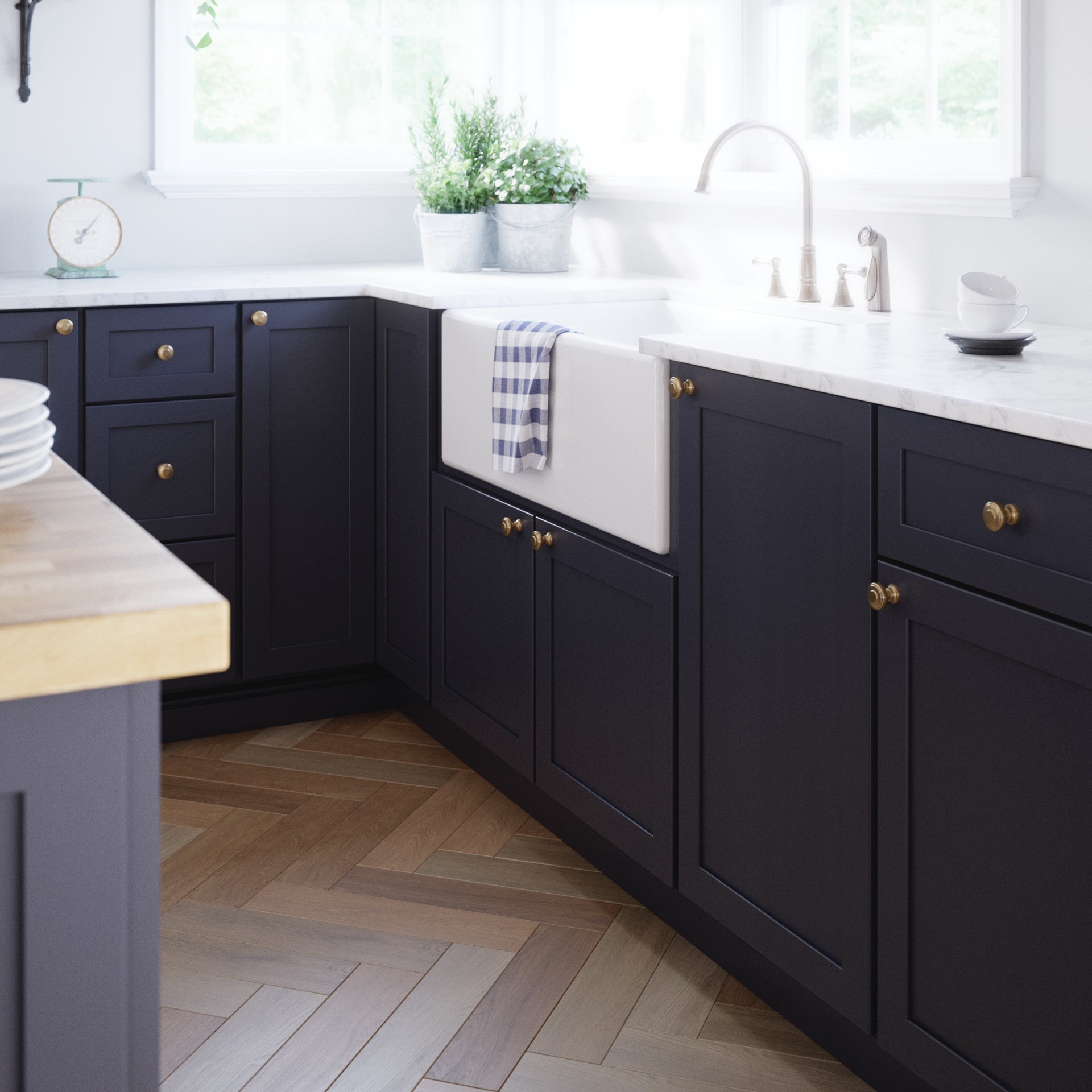 slide 6 of 6, allen + roth Bryn 1-3/16-in Champagne Bronze Round Contemporary Cabinet Knob, 1 ct