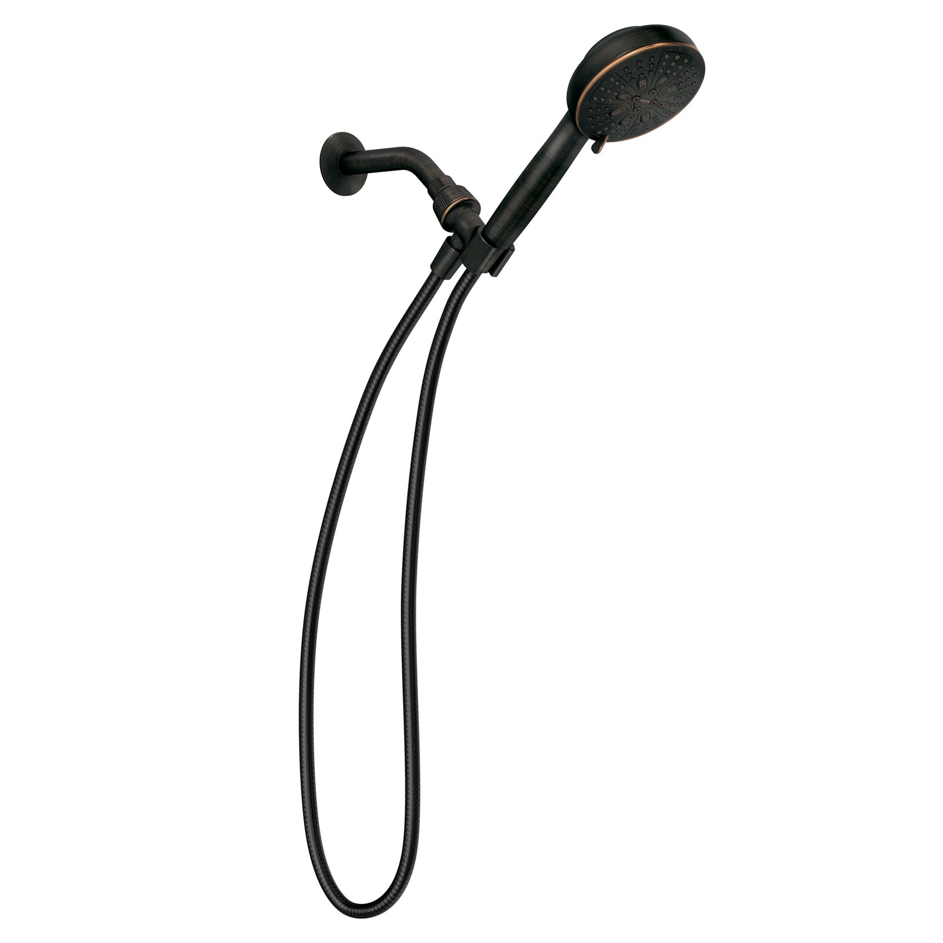 slide 1 of 6, Moen HydroEnergetix 8.0 -Spray Mediterranean Bronze Handheld Shower Head 1.75 GPM, 1 ct