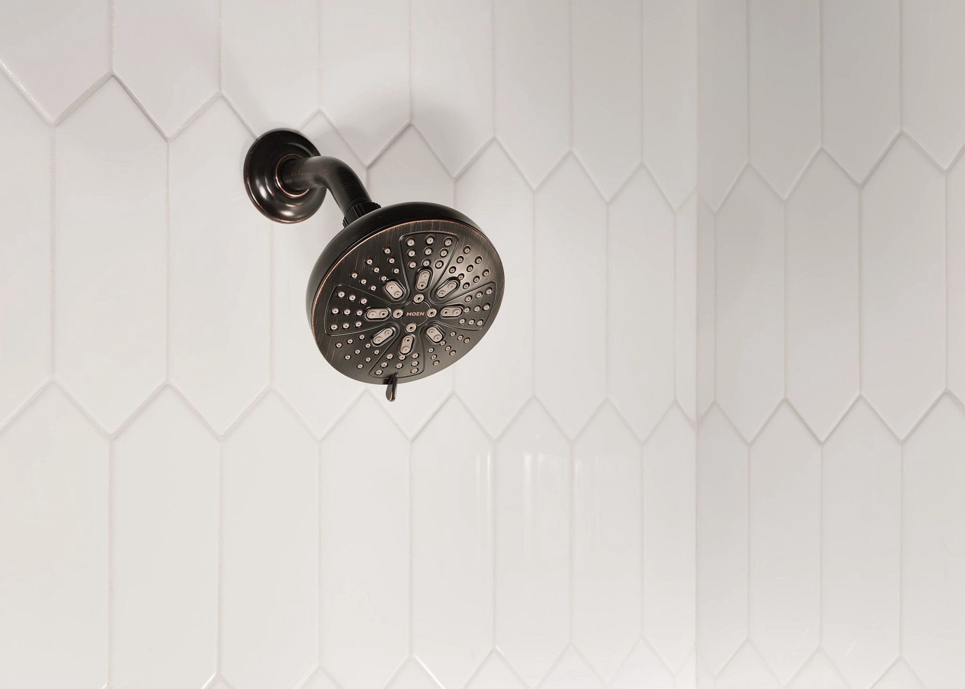 slide 2 of 6, Moen HydroEnergetix 8.0 -Spray Mediterranean Bronze 4.75-in Shower Head 1.75 GPM, 1 ct