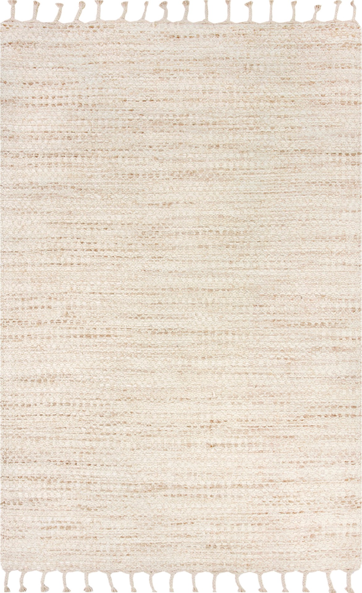 slide 3 of 6, allen + roth Selena 5 x 8 (ft) Loomed Natural Linen Rectangular Indoor Area rug, 1 ct