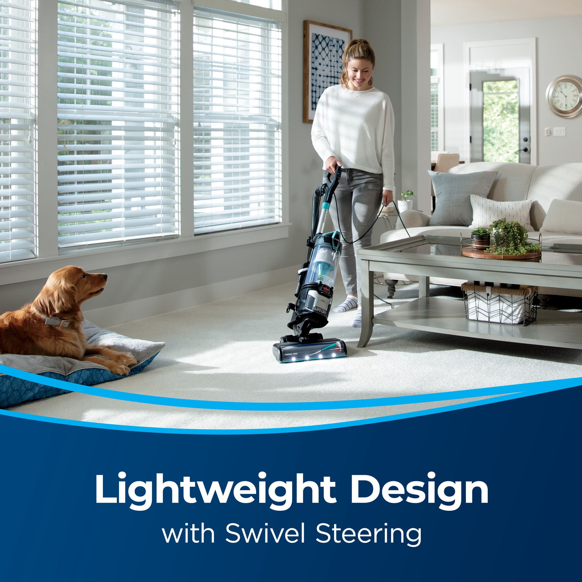 slide 6 of 6, BISSELL MultiClean Allergen Bagless Pet Upright Vacuum Cleaner with HEPA Filter, 1 ct