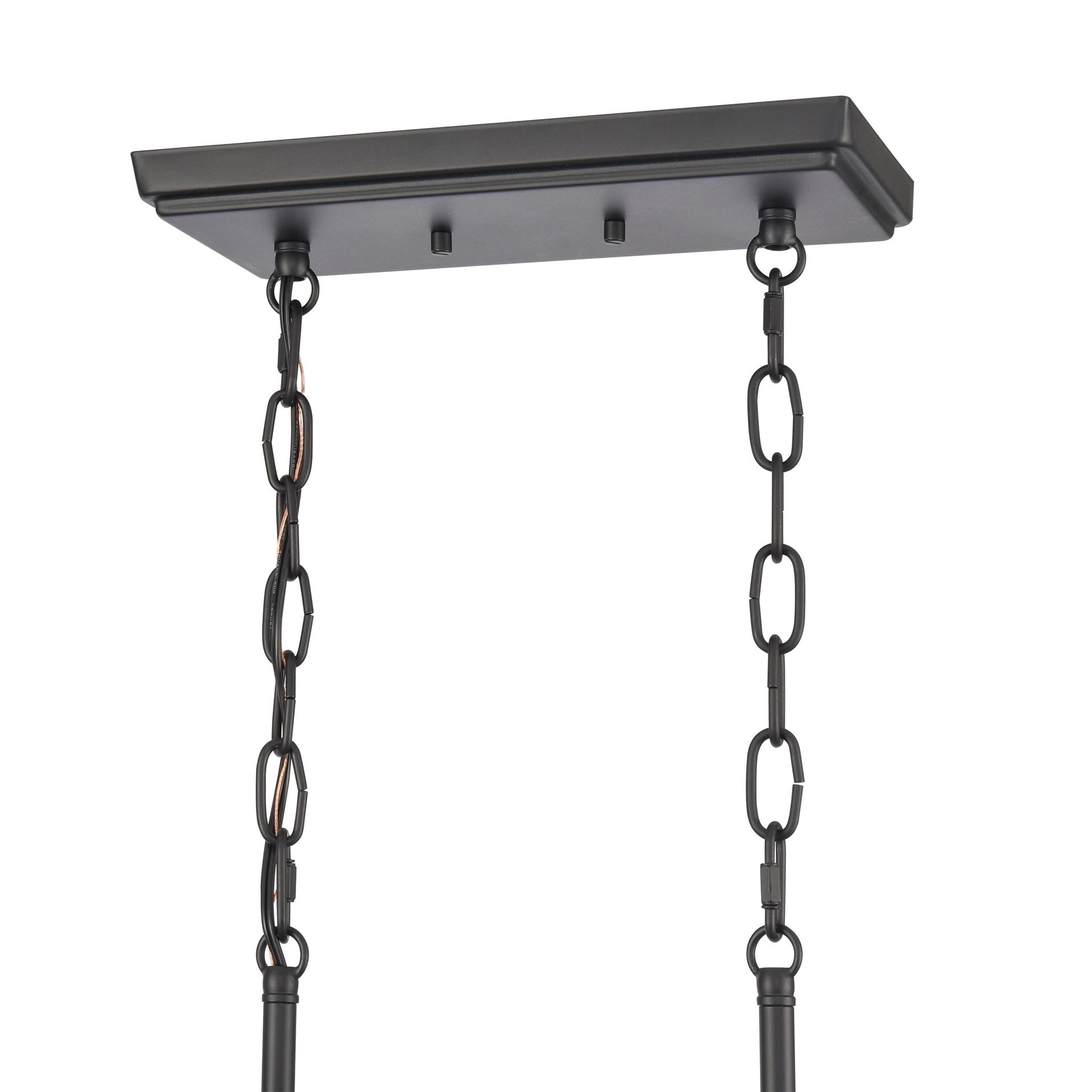 slide 5 of 6, allen + roth Ullie 6 -Light Matte Off-white Farmhouse For Use in Bedrooms, Dining Rooms, Foyers, Kitchens, Living Rooms Chandelier, 1 ct