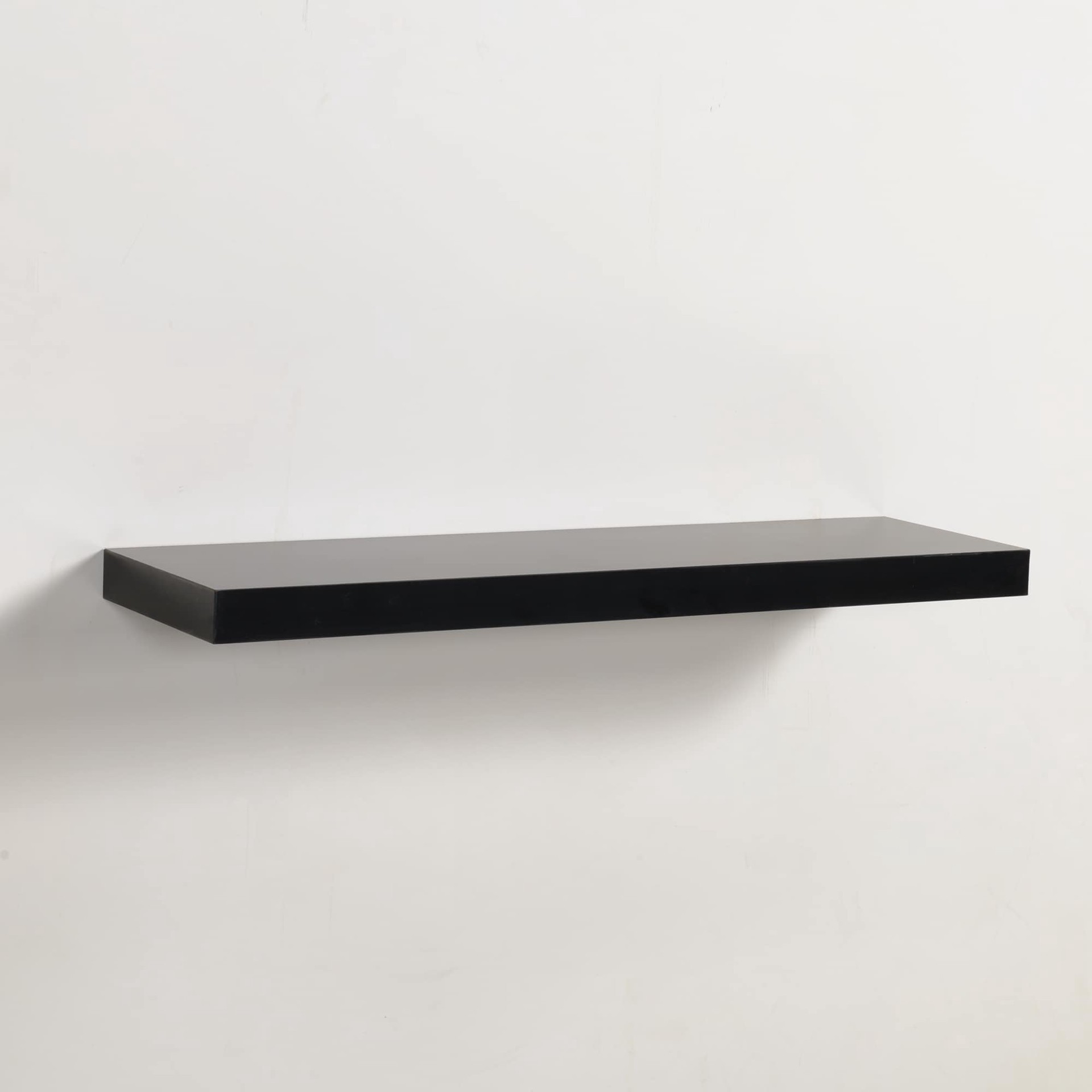slide 4 of 6, Origin 21 35.43-in L x 7.87-in D x 1.5-in H Black Rectangular Floating Shelf, 1 ct