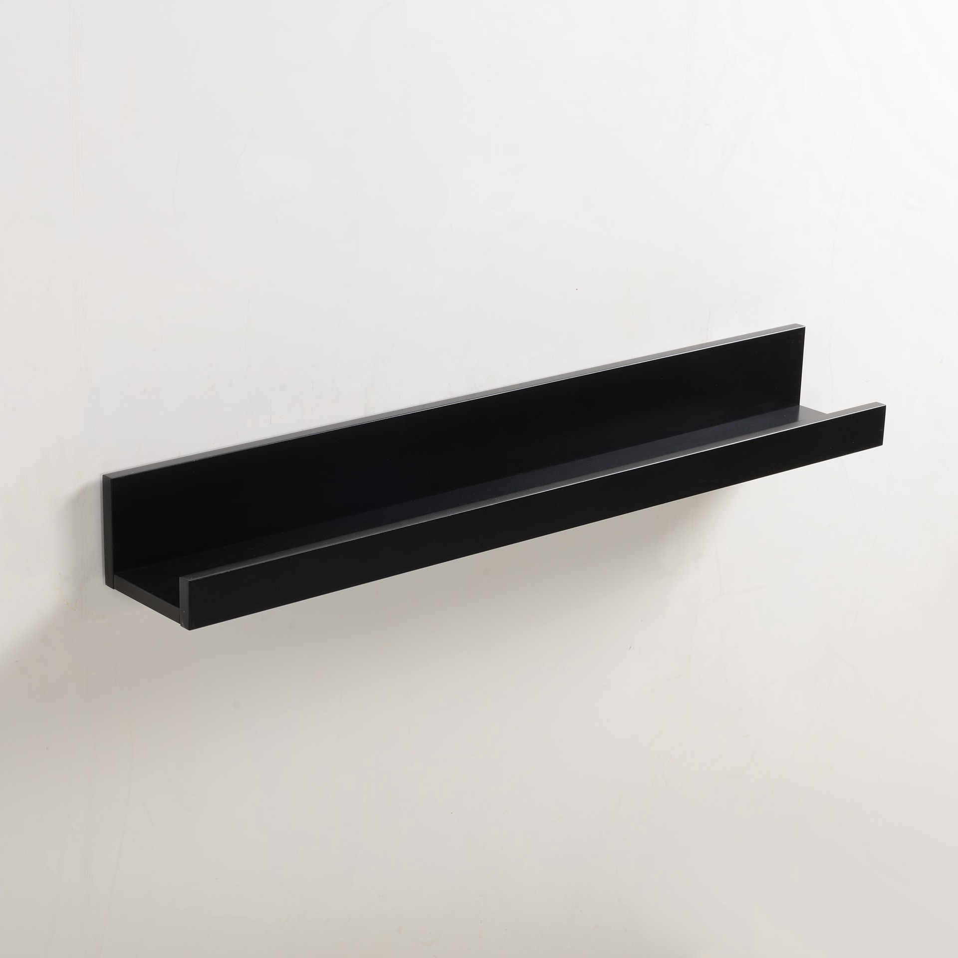 slide 1 of 1, allen + roth 30-in L x 4.49-in D x 3.54-in H Black Rectangular Floating Shelf Decorative Shelf, 1 ct