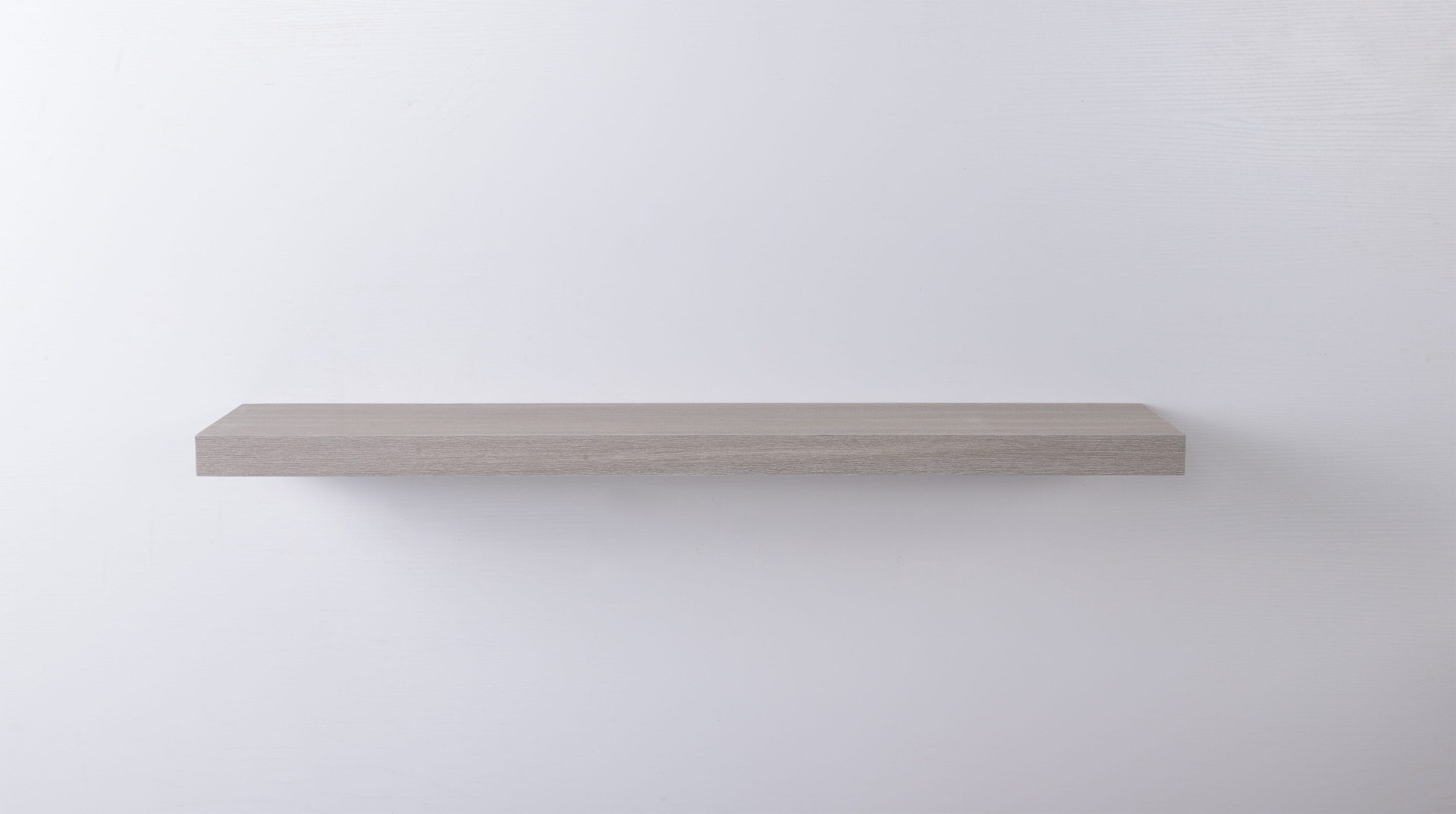 slide 2 of 3, Origin 21 35.43-in L x 7.87-in D x 1.5-in H Driftwood Rectangular Floating Shelf, 1 ct