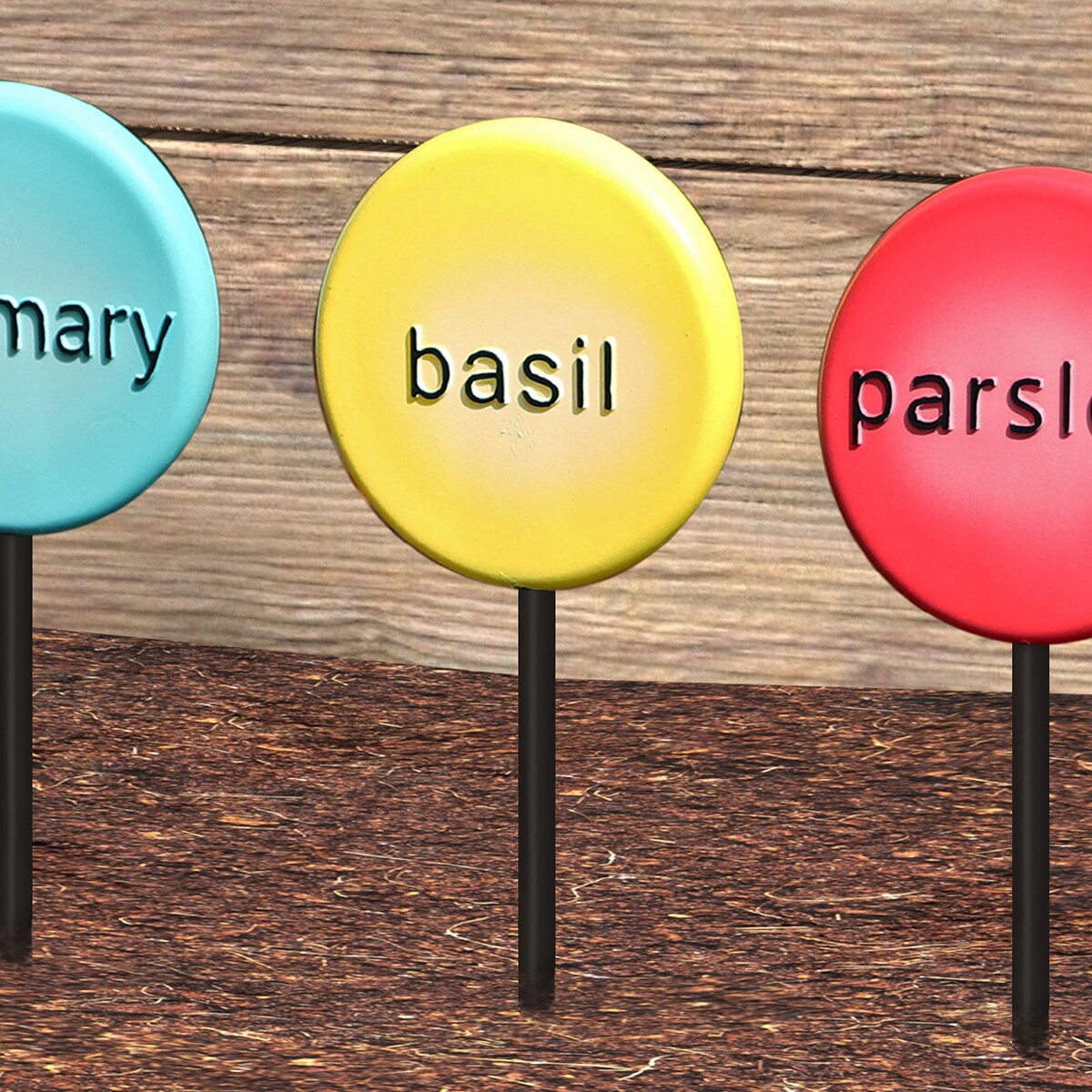 slide 6 of 6, Style Selections 6-in Colorful Plastic Assorted Stake, 1 ct
