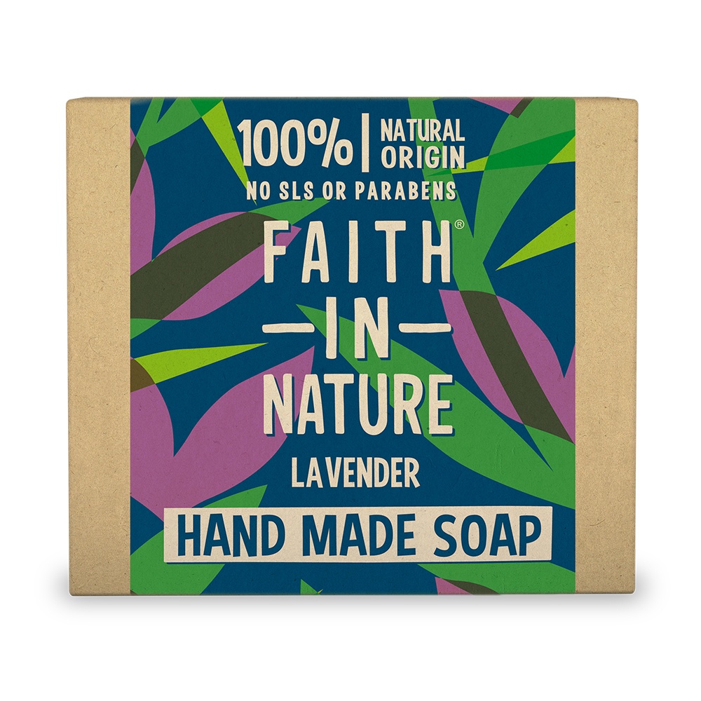 slide 1 of 1, Faith In Nature Lavender & Gernanium Bar Soap, 3.52 oz