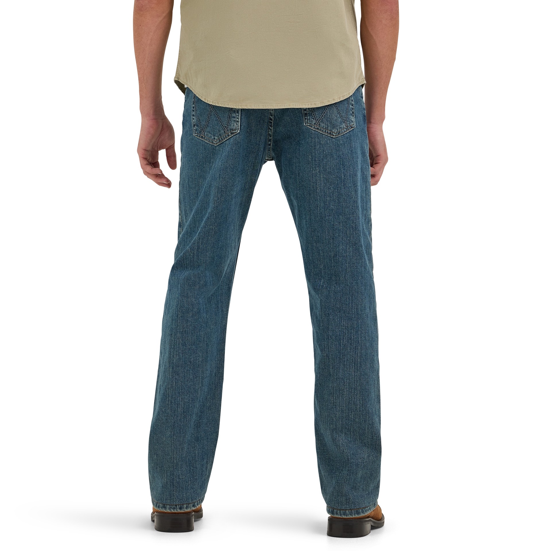 slide 2 of 5, Wrangler Men's Relaxed Fit Grey Tint Denim Jean work pants ( 40 x 32 ), 1 ct