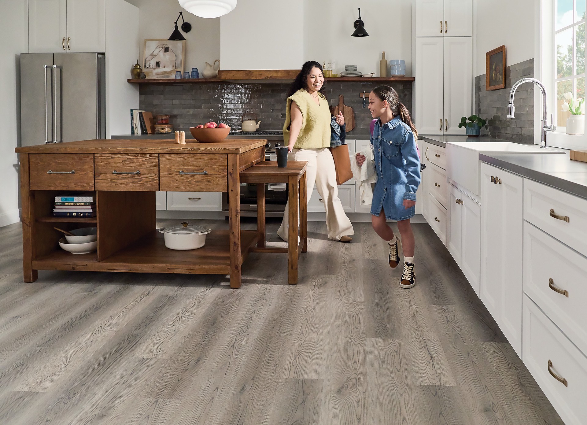 slide 4 of 6, STAINMASTER London Sky Oak 12-mil x 7-in W x 48-in L Waterproof Luxury Vinyl Plank Flooring ( 19.22-sq ft Carton ), 1 ct