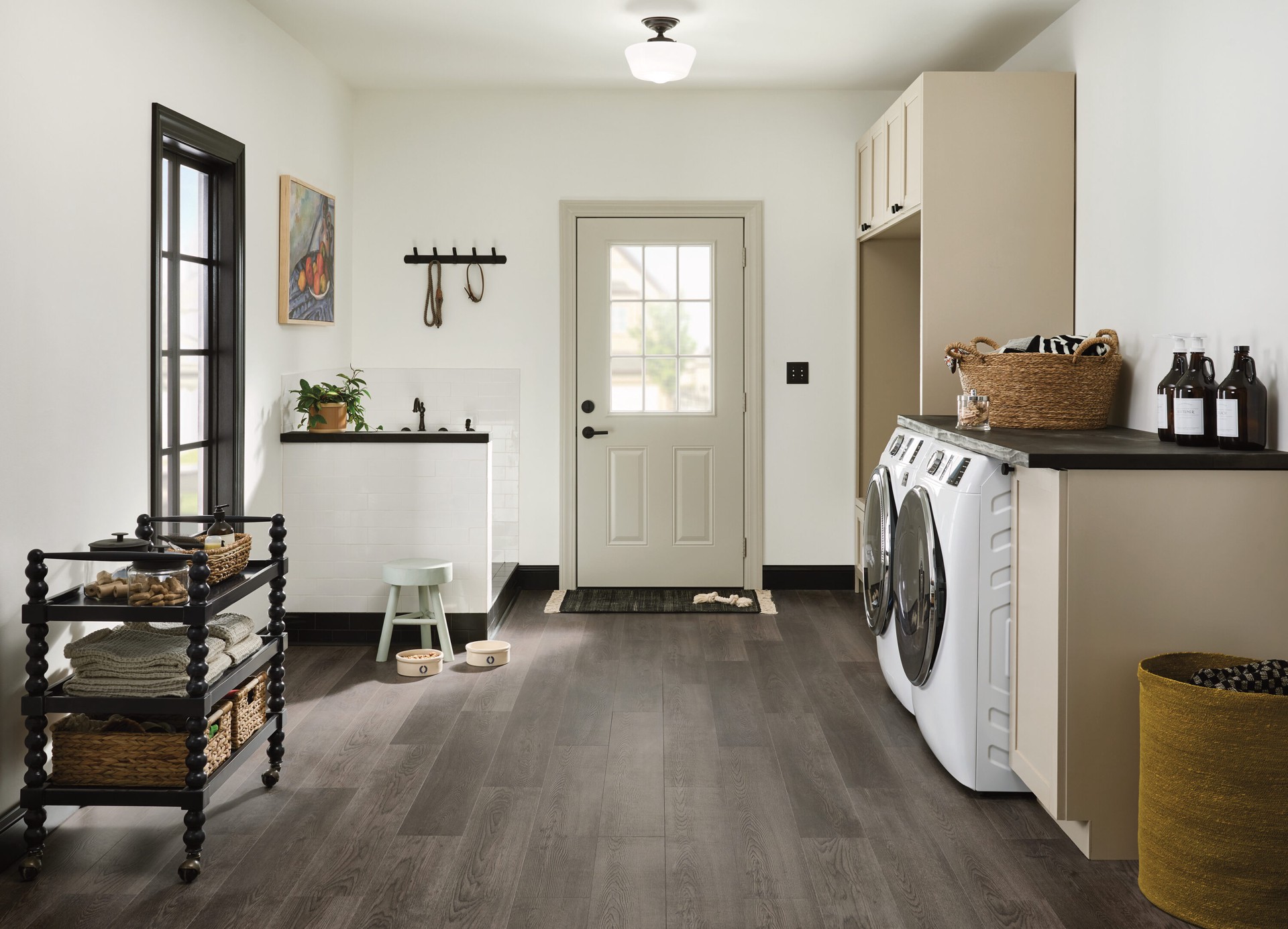 slide 3 of 6, STAINMASTER PetProtect Lockhart Oak 20-mil x 7-in W x 48-in L Waterproof Luxury Vinyl Plank Flooring ( 19.22-sq ft Carton ), 1 ct