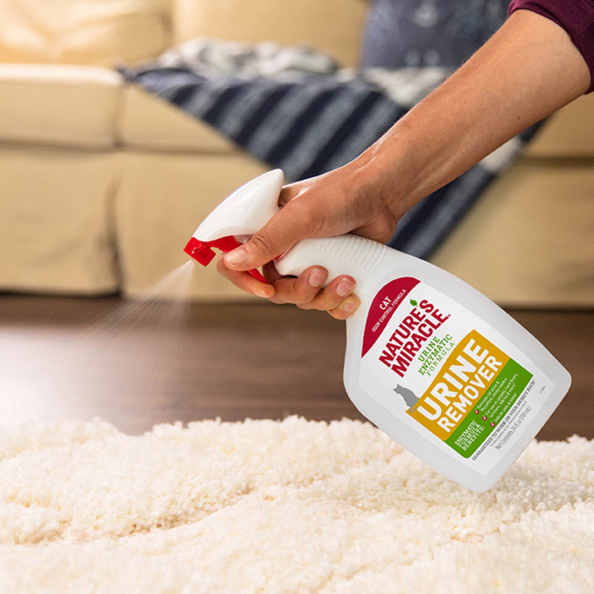 slide 5 of 6, Nature's Miracle Spray Stain remover, 1 ct