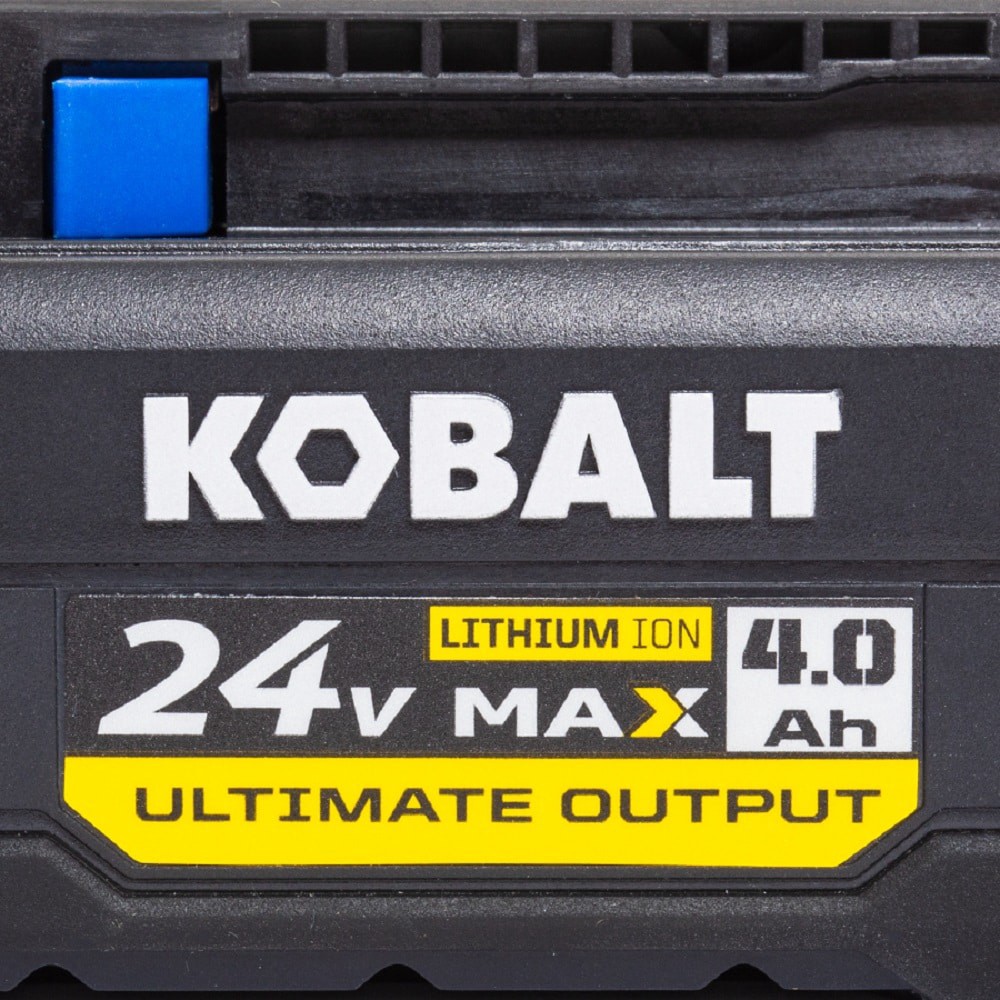slide 4 of 6, Kobalt 24 -Volt 2 -Pack Lithium-ion ( 4.0 Ah 4.0 Ah Battery ), 1 ct