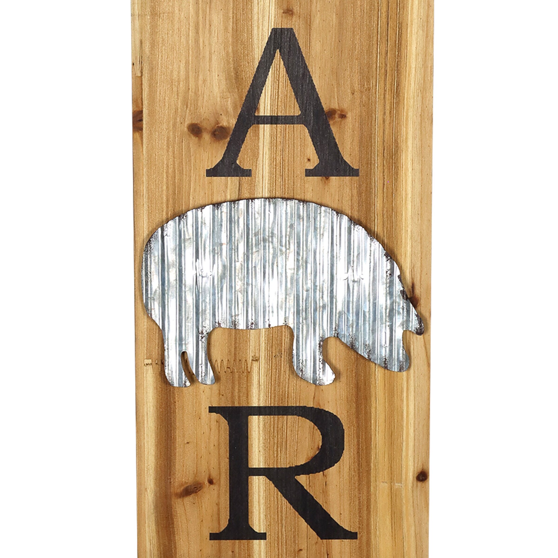 slide 2 of 6, Style Selections Farm Life Porch Greeter Style Selections Multiple colors/finishes 36.22-in H x 7.87-in W Country Wood Wall panel, 1 ct