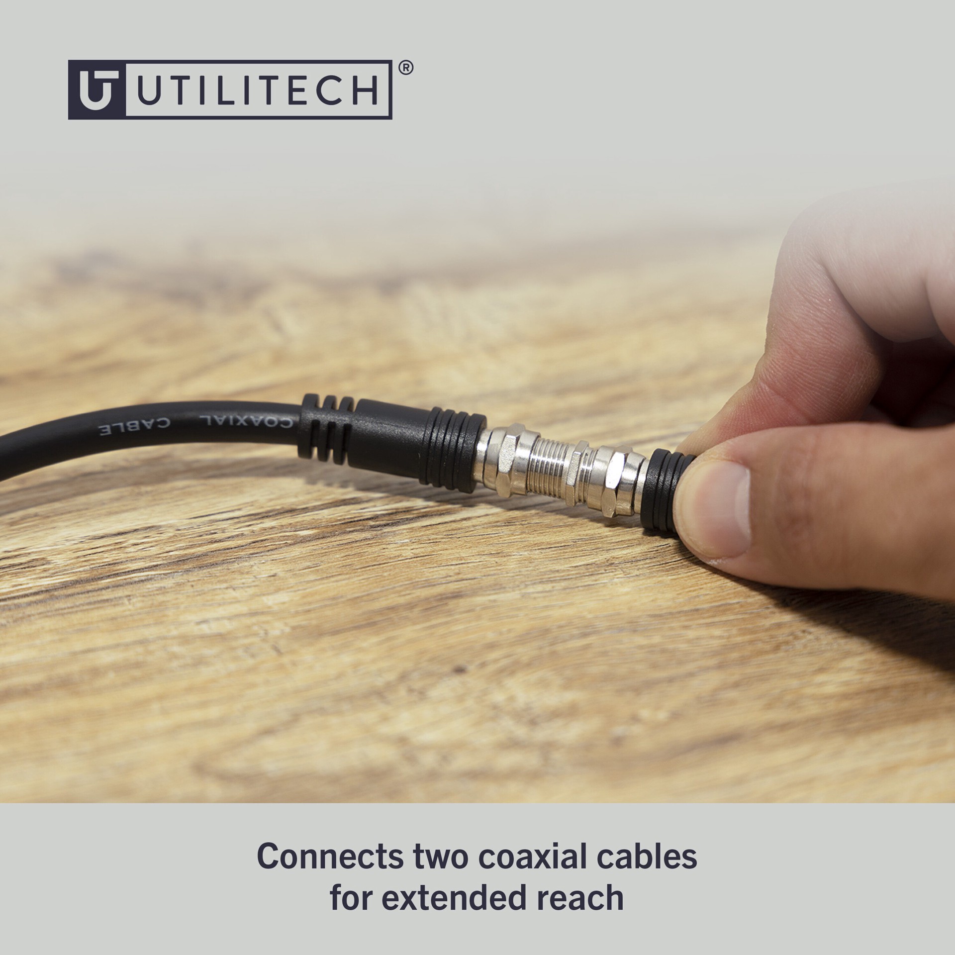 slide 3 of 6, Utilitech 4 -Pack Nickel Screw-on F-connector, 1 ct